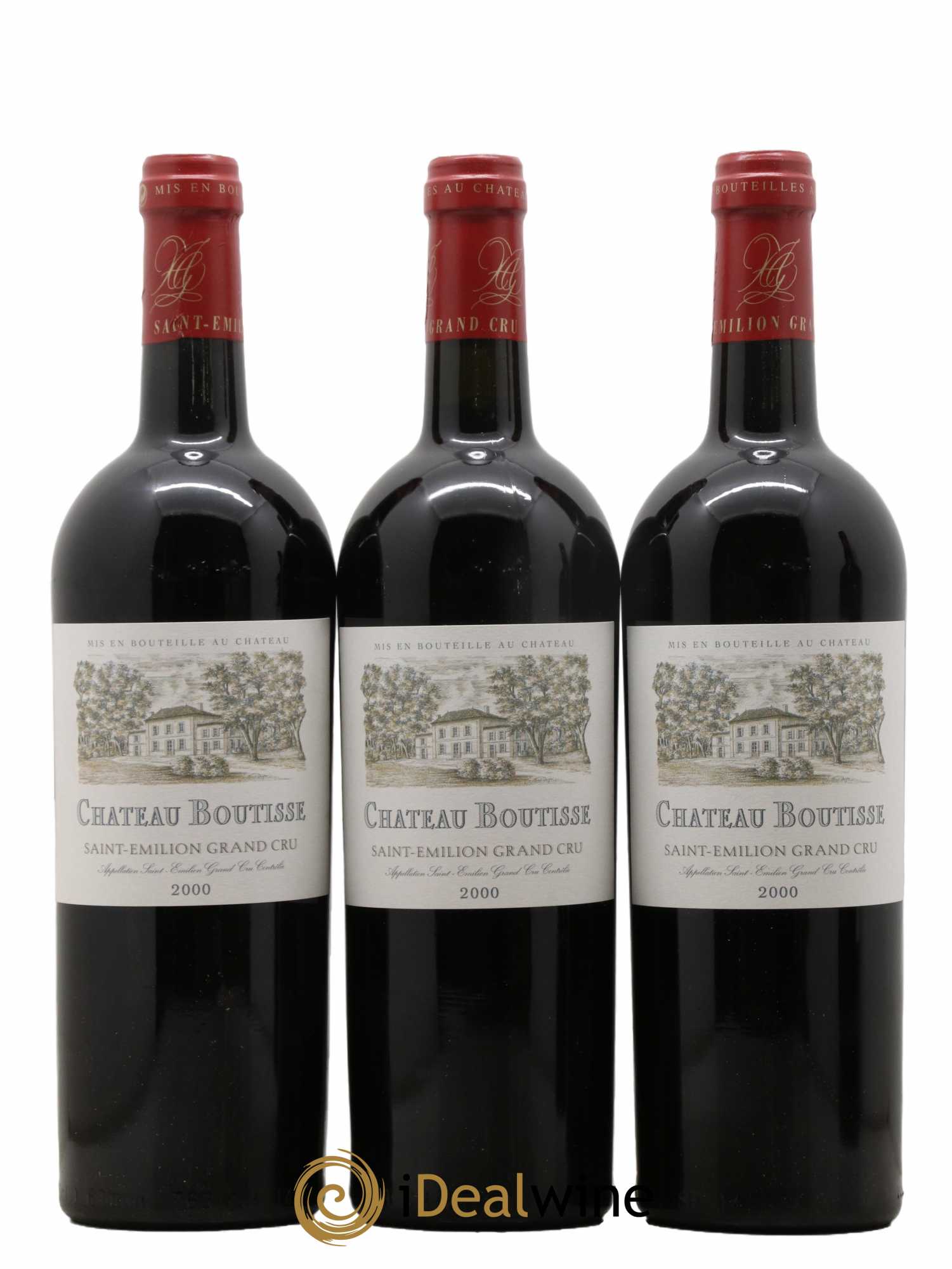 Saint-Émilion Grand Cru Château Boutisse 2000 - Lot de 12 bouteilles - 2