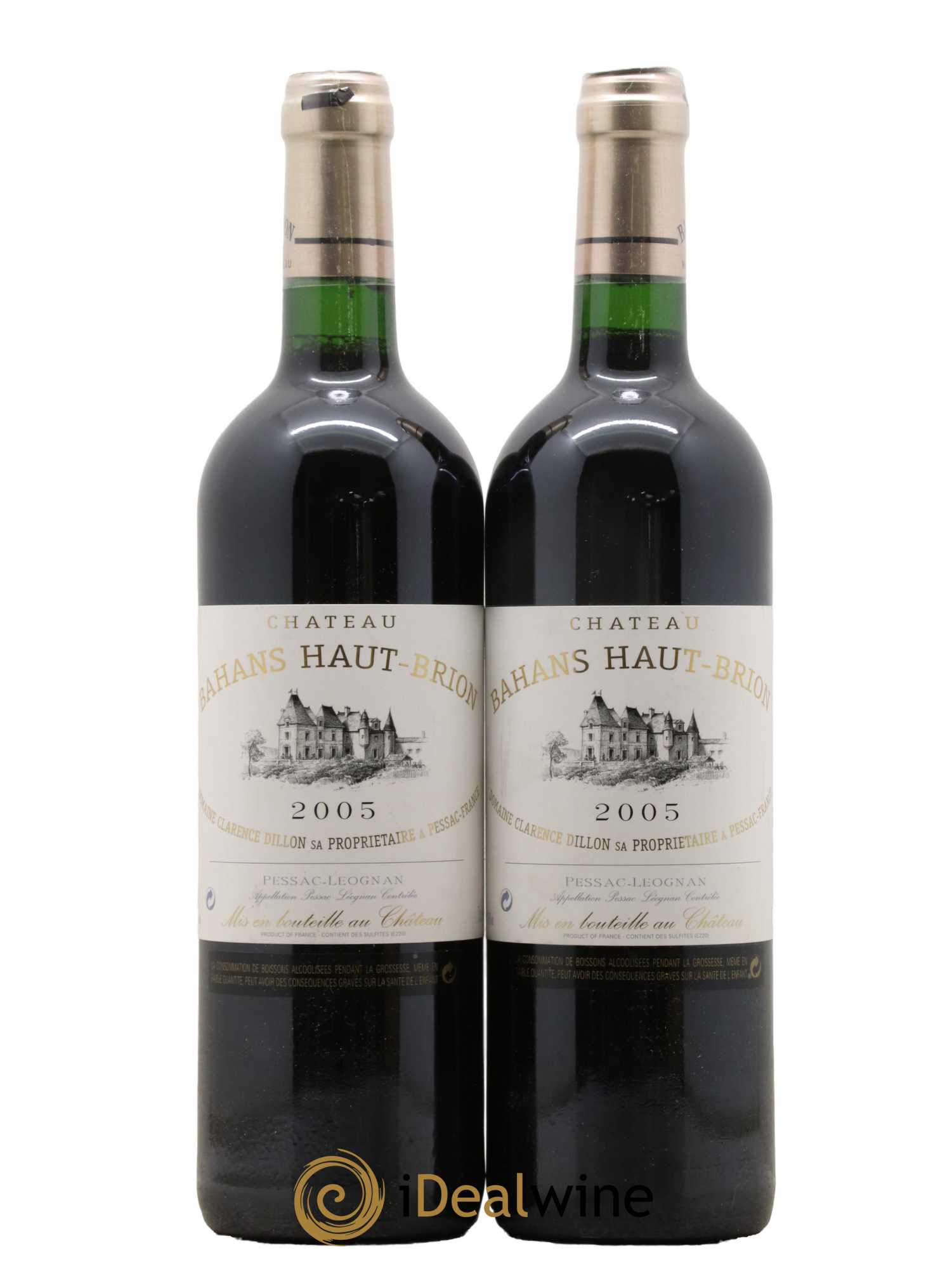 Clarence (Bahans) de Haut-Brion Second Vin 2005 - Lot de 2 bouteilles - 0