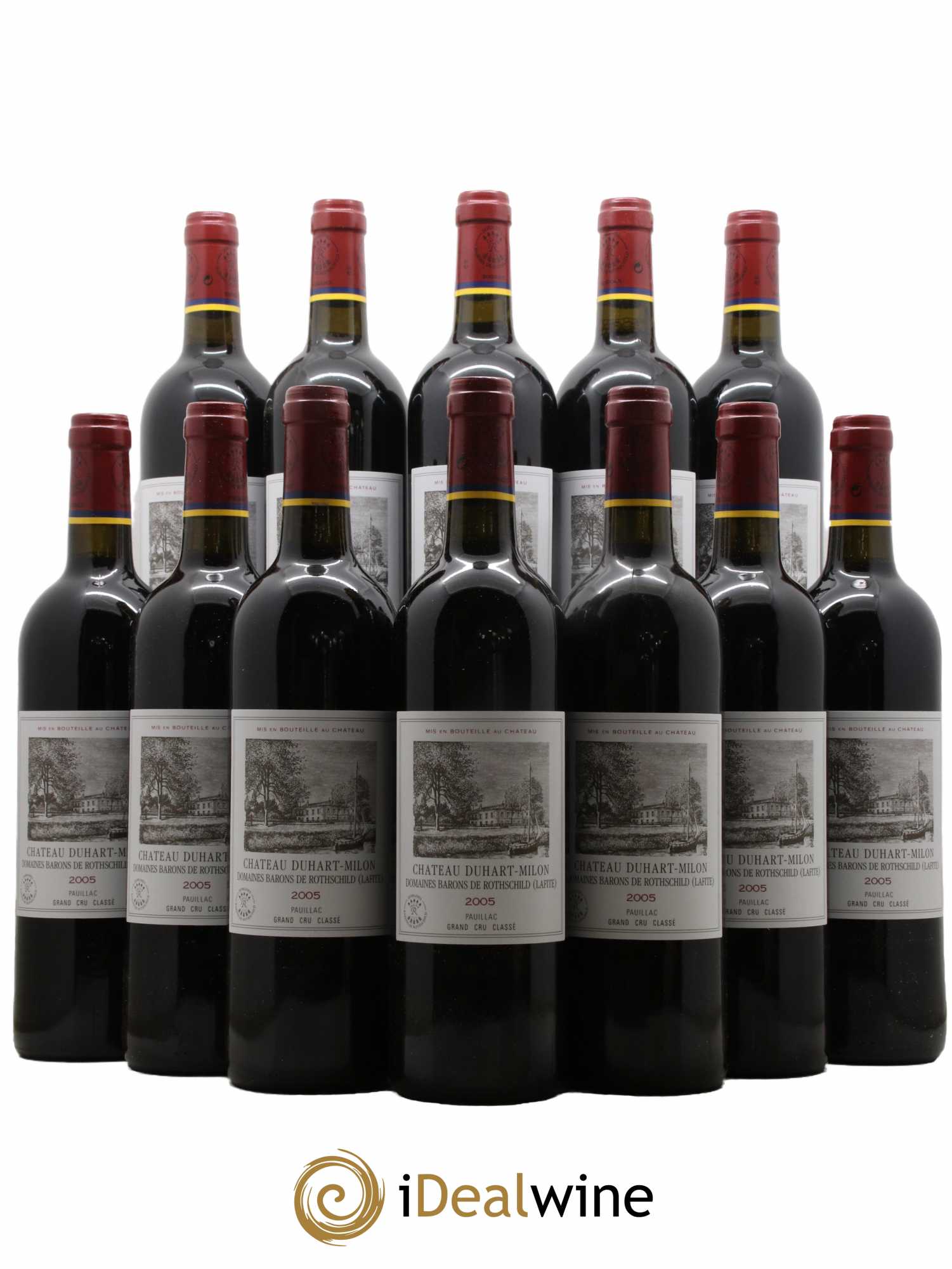Château Duhart-Milon 4ème Grand Cru Classé 2005 - Lot de 12 bouteilles - 0