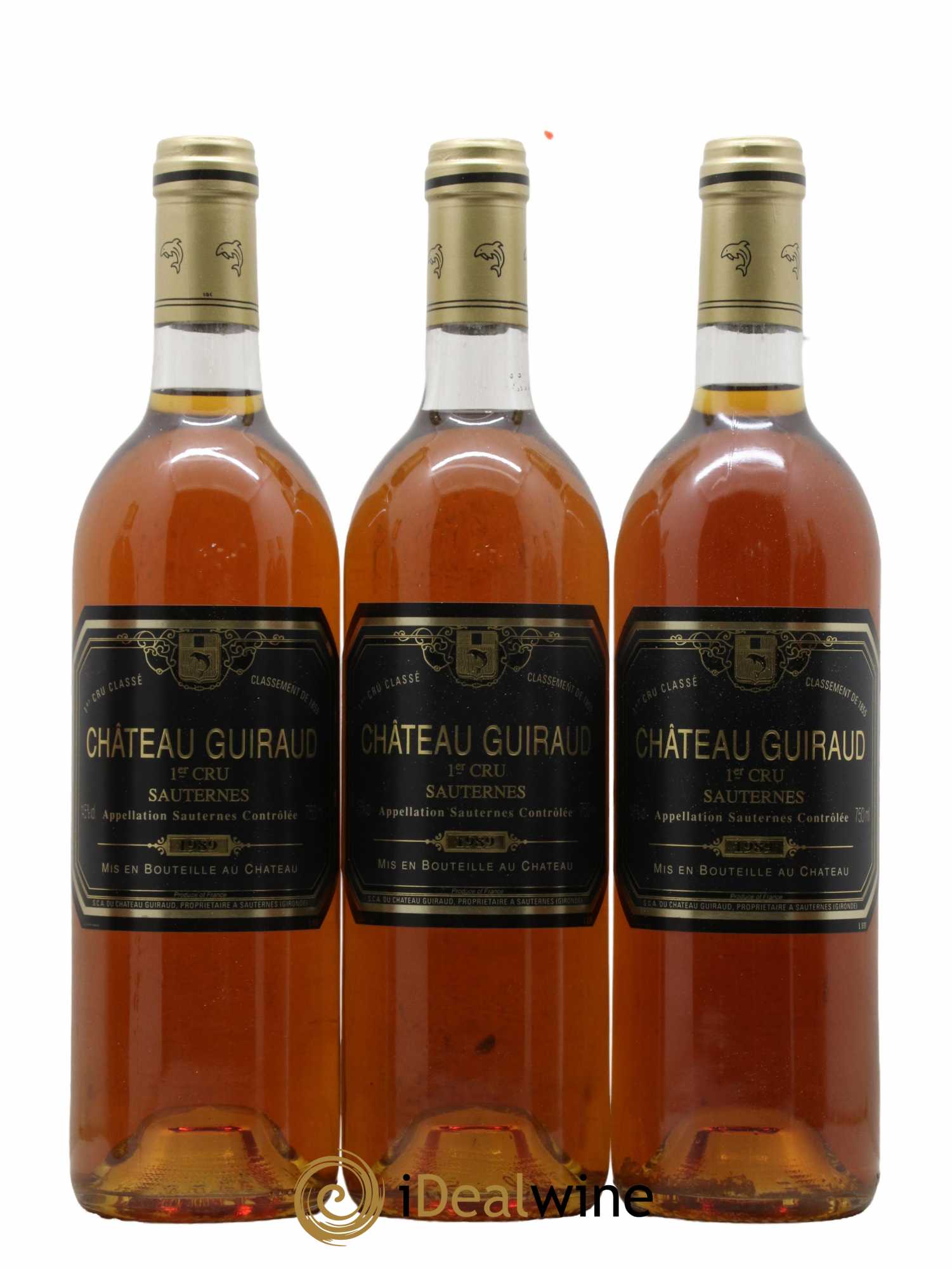 Château Guiraud 1er Grand Cru Classé 1989 - Lotto di 12 bottiglie - 1