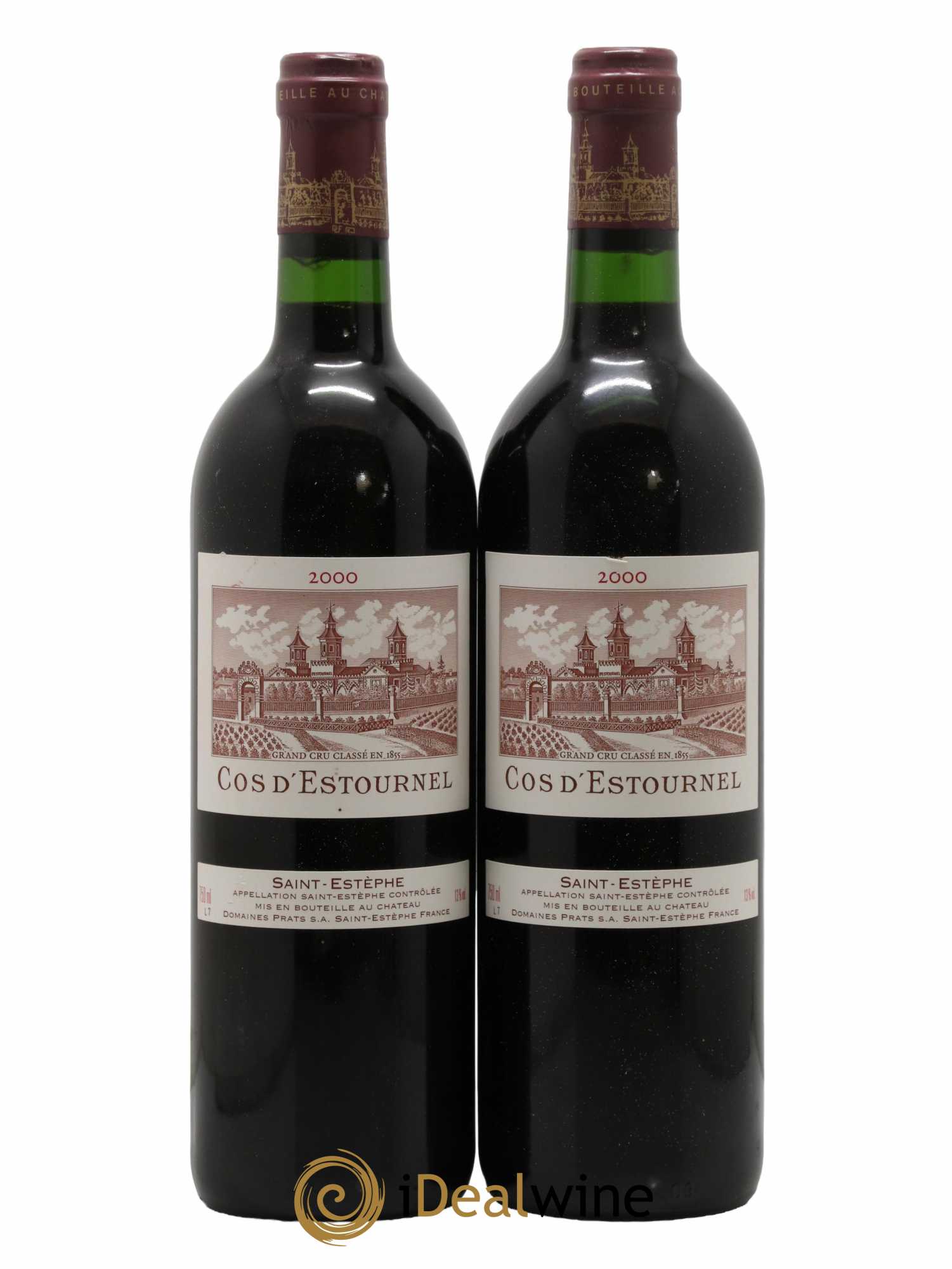 Cos d'Estournel 2ème Grand Cru Classé 2000 - Lot de 2 bouteilles - 0