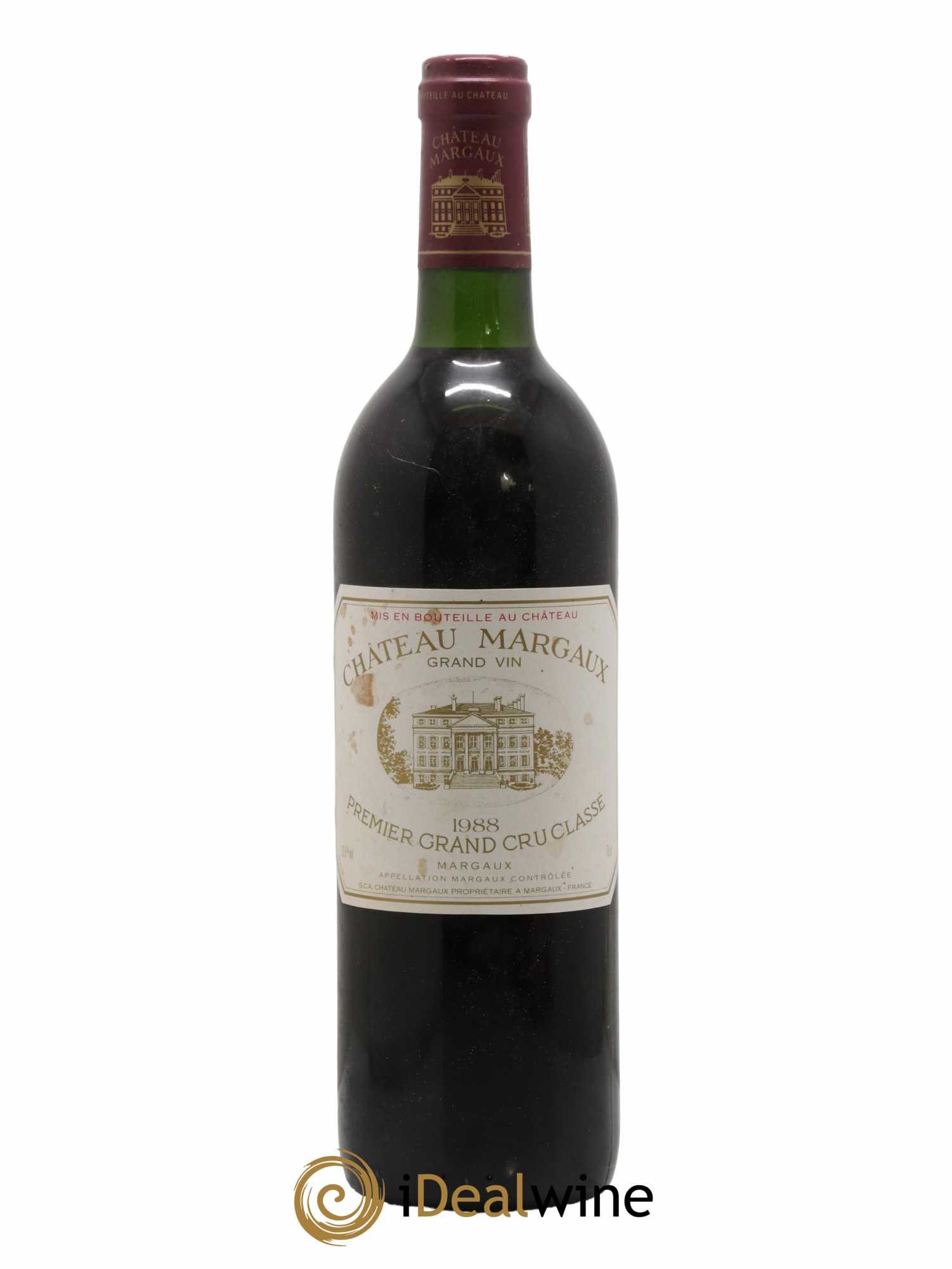Château Margaux 1er Grand Cru Classé 1988 - Lot de 1 bouteille - 0
