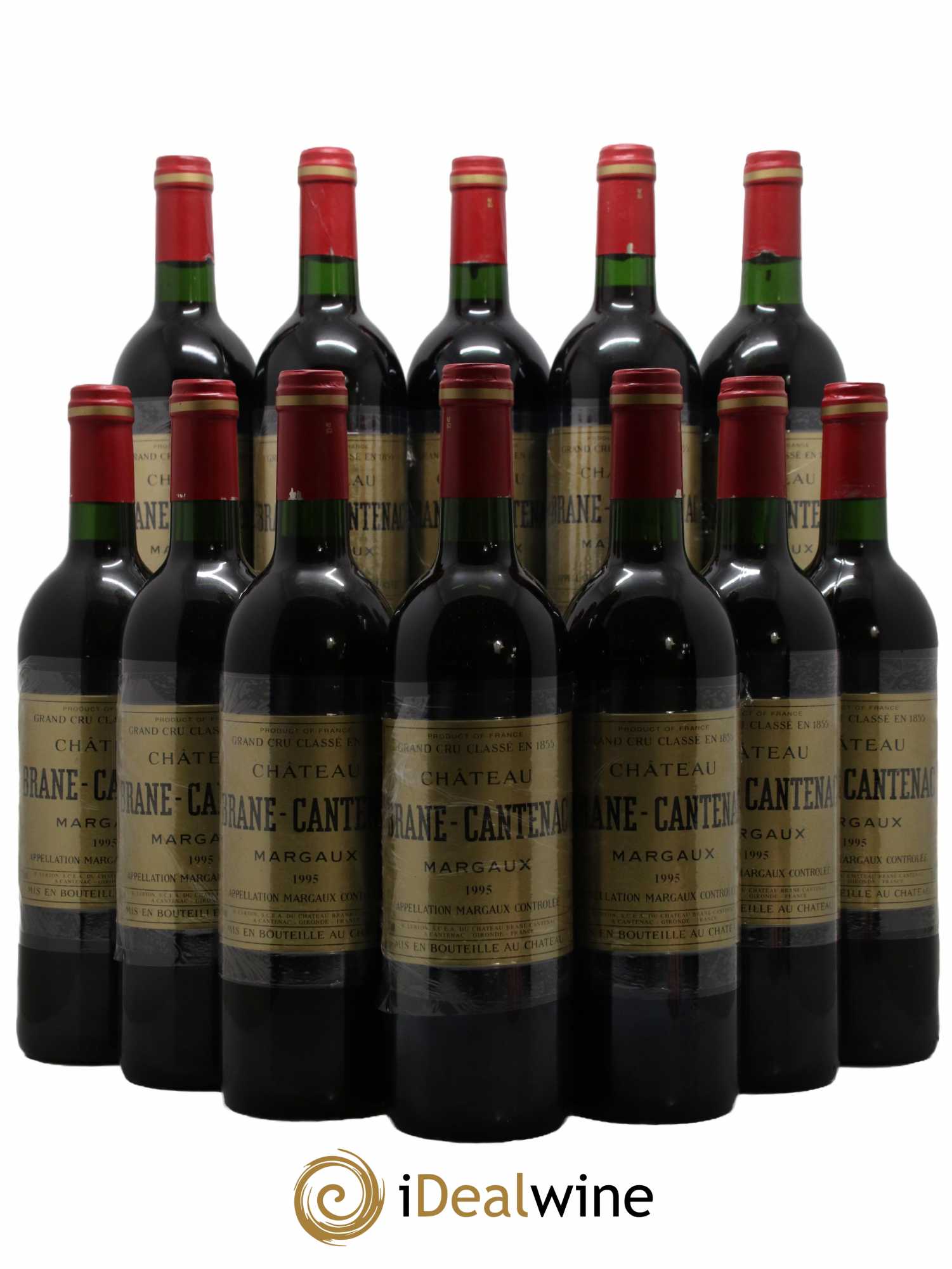 Château Brane Cantenac 2ème Grand Cru Classé 1995 - Lot de 12 bouteilles - 0
