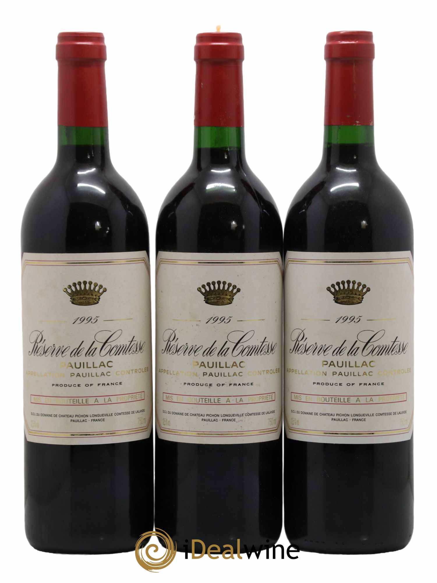 Réserve de la Comtesse Second Vin 1995 - Lot de 12 bouteilles - 1