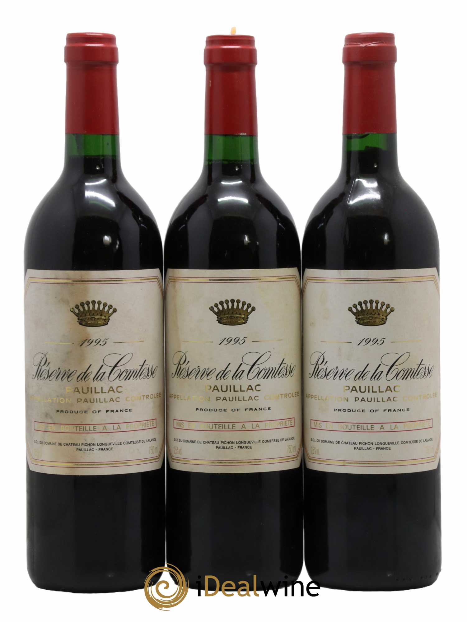 Réserve de la Comtesse Second Vin 1995 - Lot de 12 bouteilles - 3