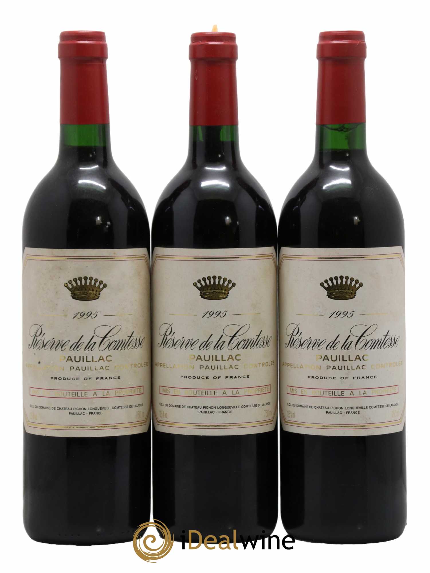 Réserve de la Comtesse Second Vin 1995 - Lot de 12 bouteilles - 4