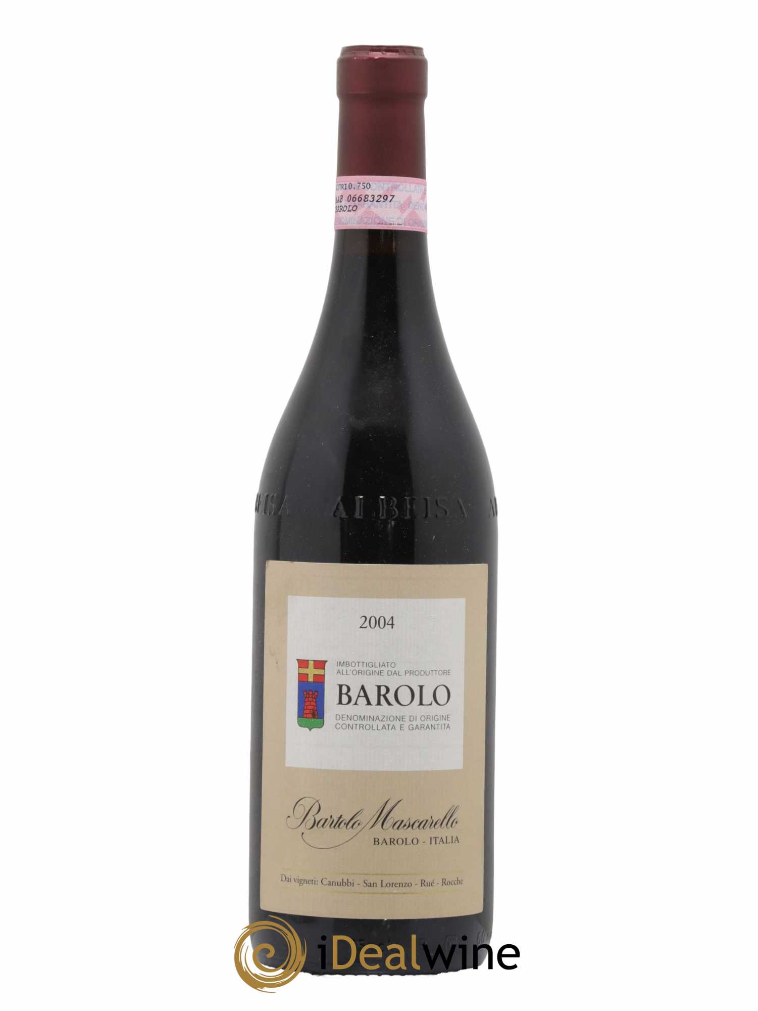 Barolo DOCG Bartolo Mascarello 2004 - Lot de 1 bouteille - 0