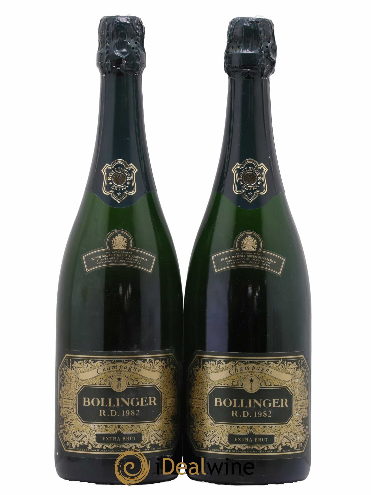 R.D. Extra-Brut Bollinger 1982 - Lot de 2 bouteilles - 0