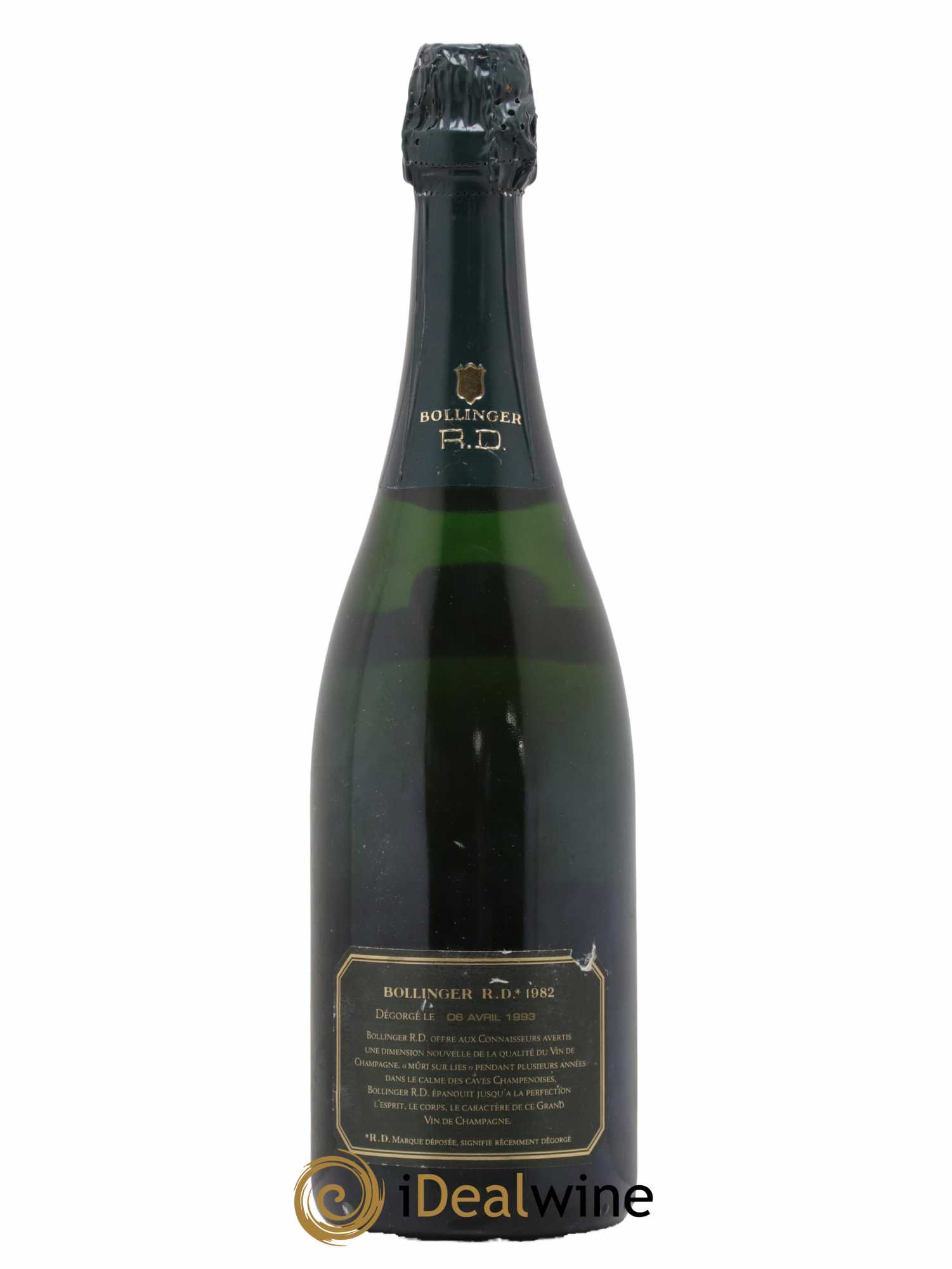 R.D. Extra-Brut Bollinger 1982 - Lot de 1 bouteille - 1