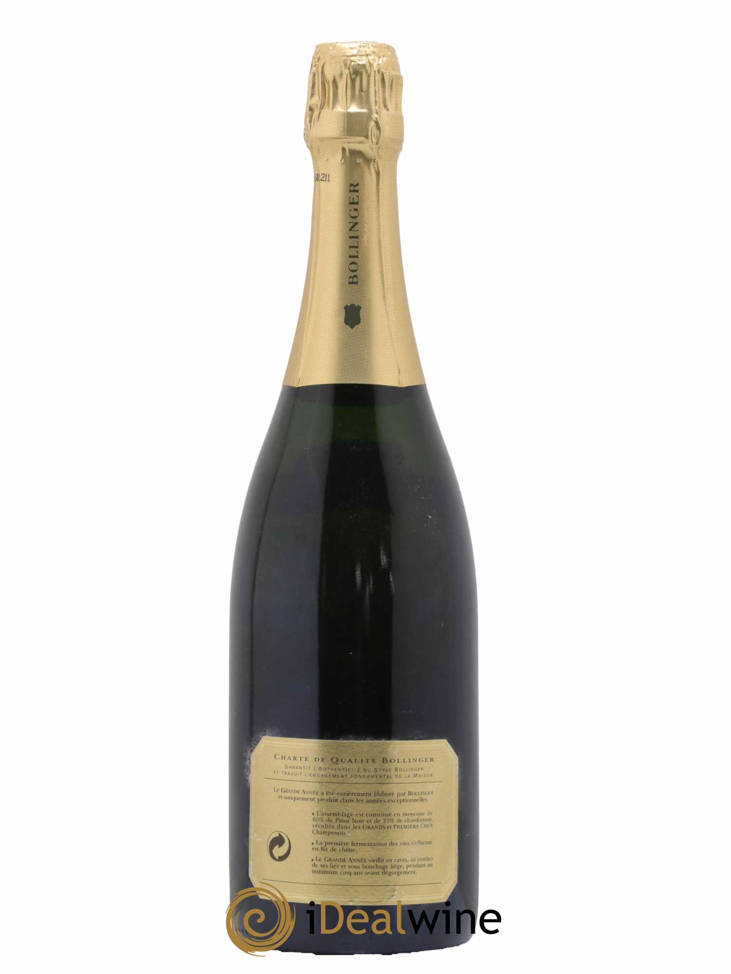 La Grande Année Brut Bollinger Brut 1988 - Lot de 1 bouteille - 1