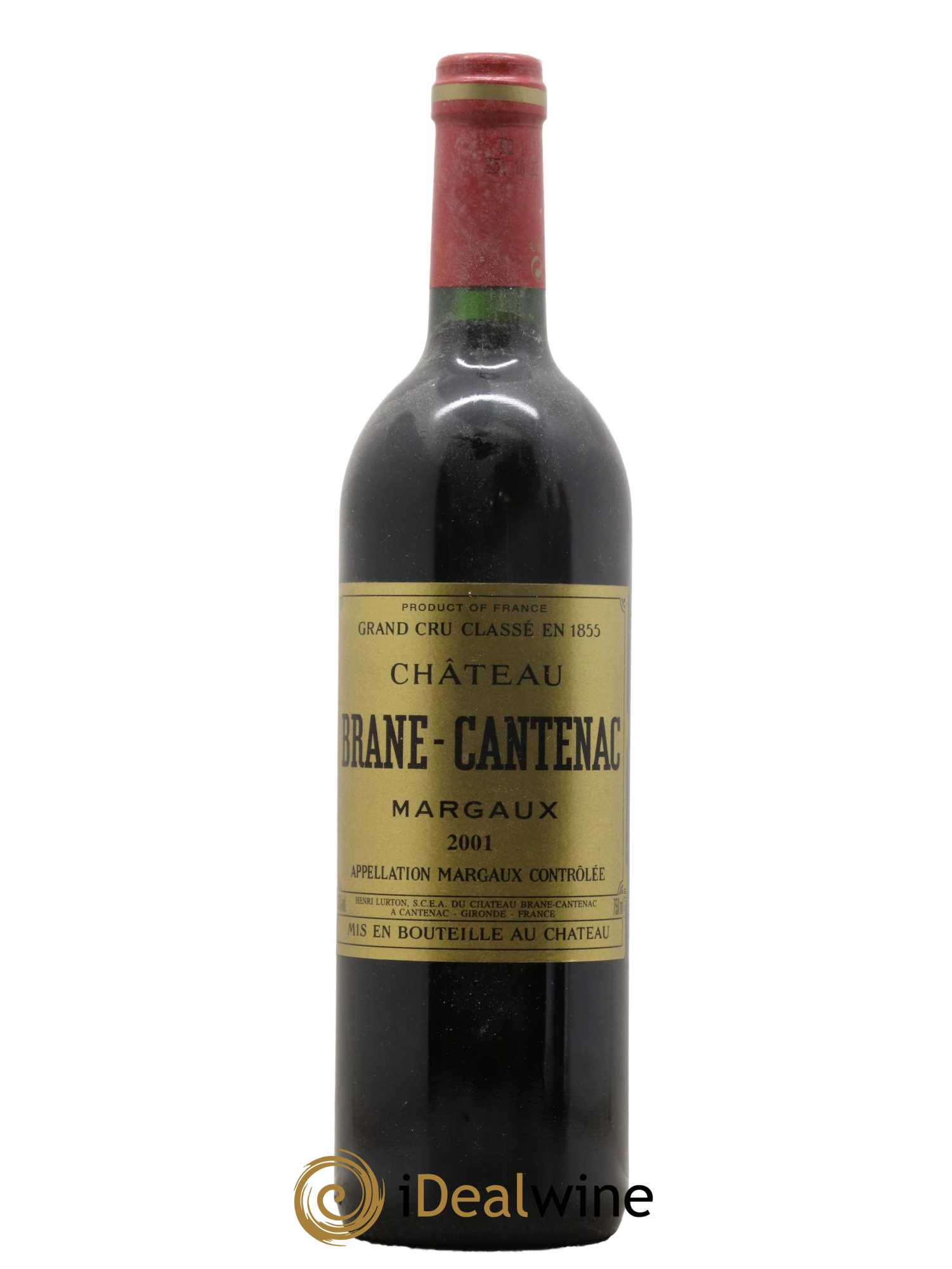 Château Brane Cantenac 2ème Grand Cru Classé 2001 - Lot de 1 bouteille - 0