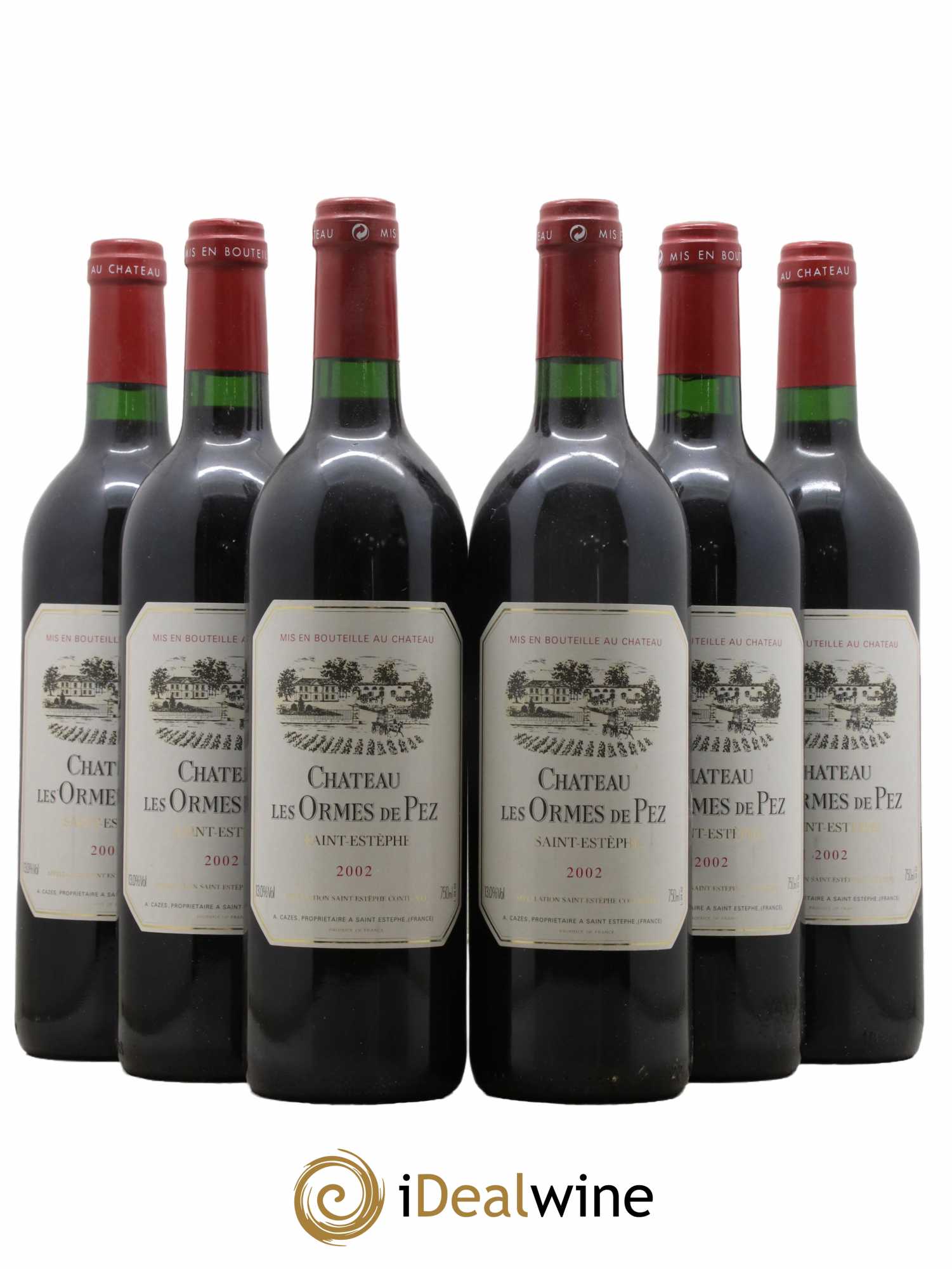 Château les Ormes de Pez 2002 - Lot de 6 bouteilles - 0