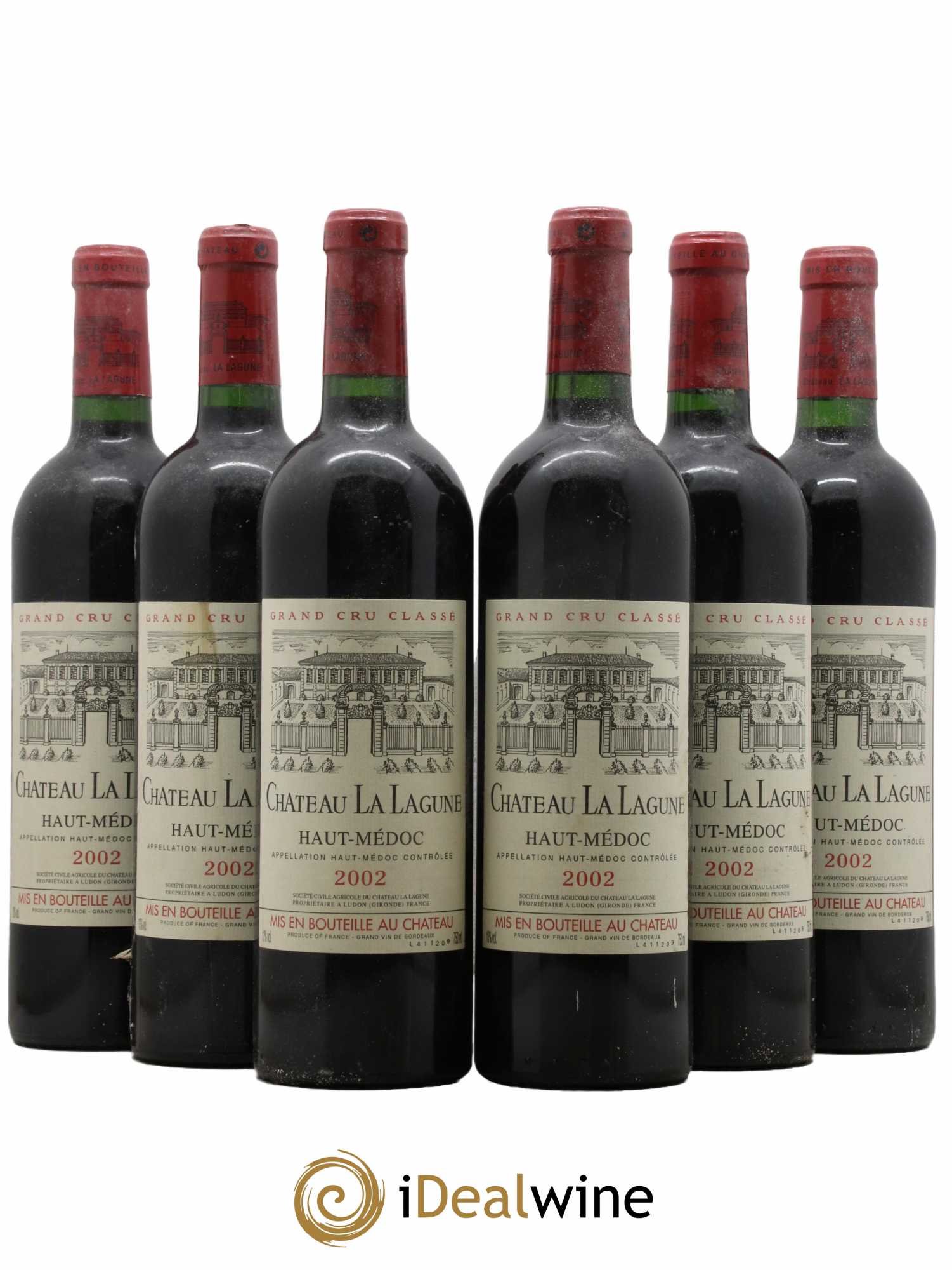 Château la Lagune 3ème Grand Cru Classé 2002 - Lot de 6 bouteilles - 0