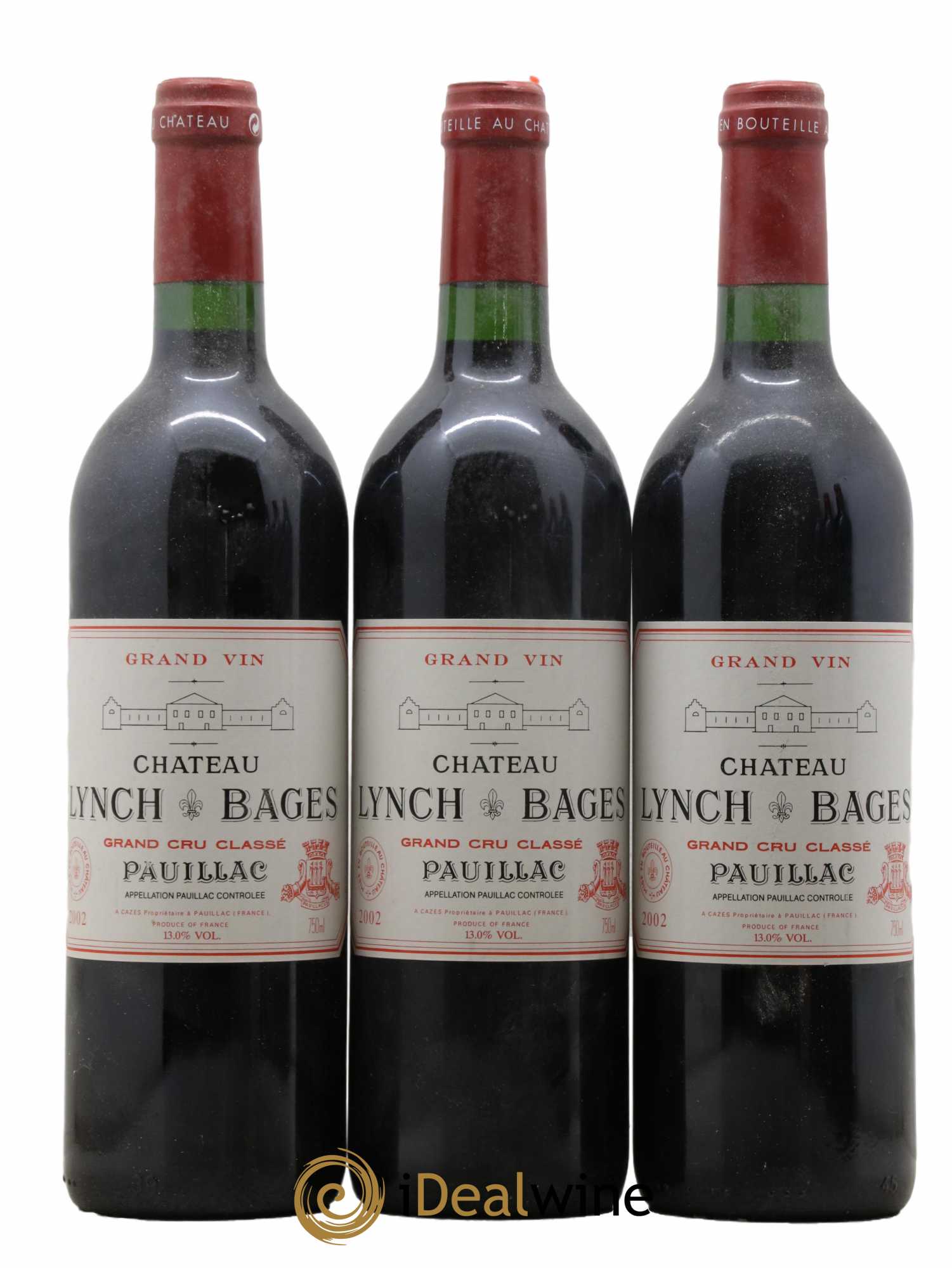 Château Lynch Bages 5ème Grand Cru Classé 2002 - Lot de 6 bouteilles - 2