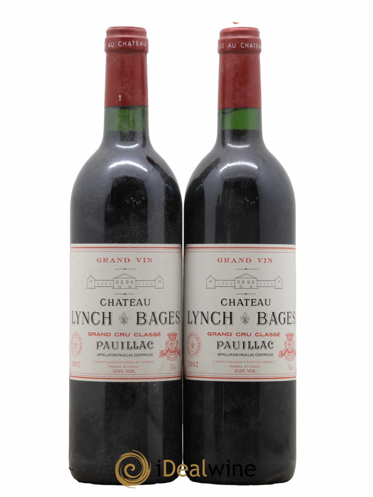Château Lynch Bages 5ème Grand Cru Classé 2002 - Lot de 2 bouteilles - 0