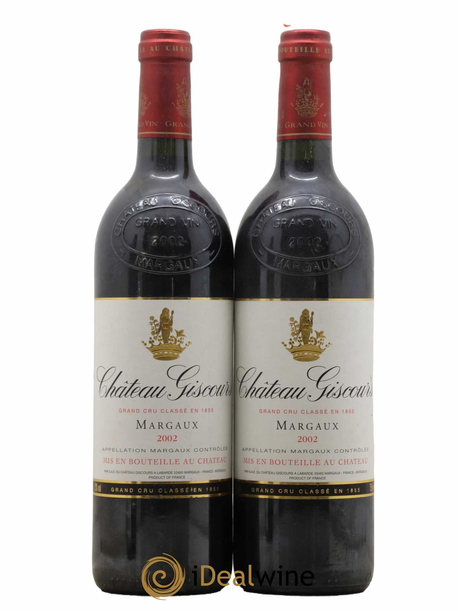 Château Giscours 3ème Grand Cru Classé 2002 - Lot de 2 bouteilles - 0