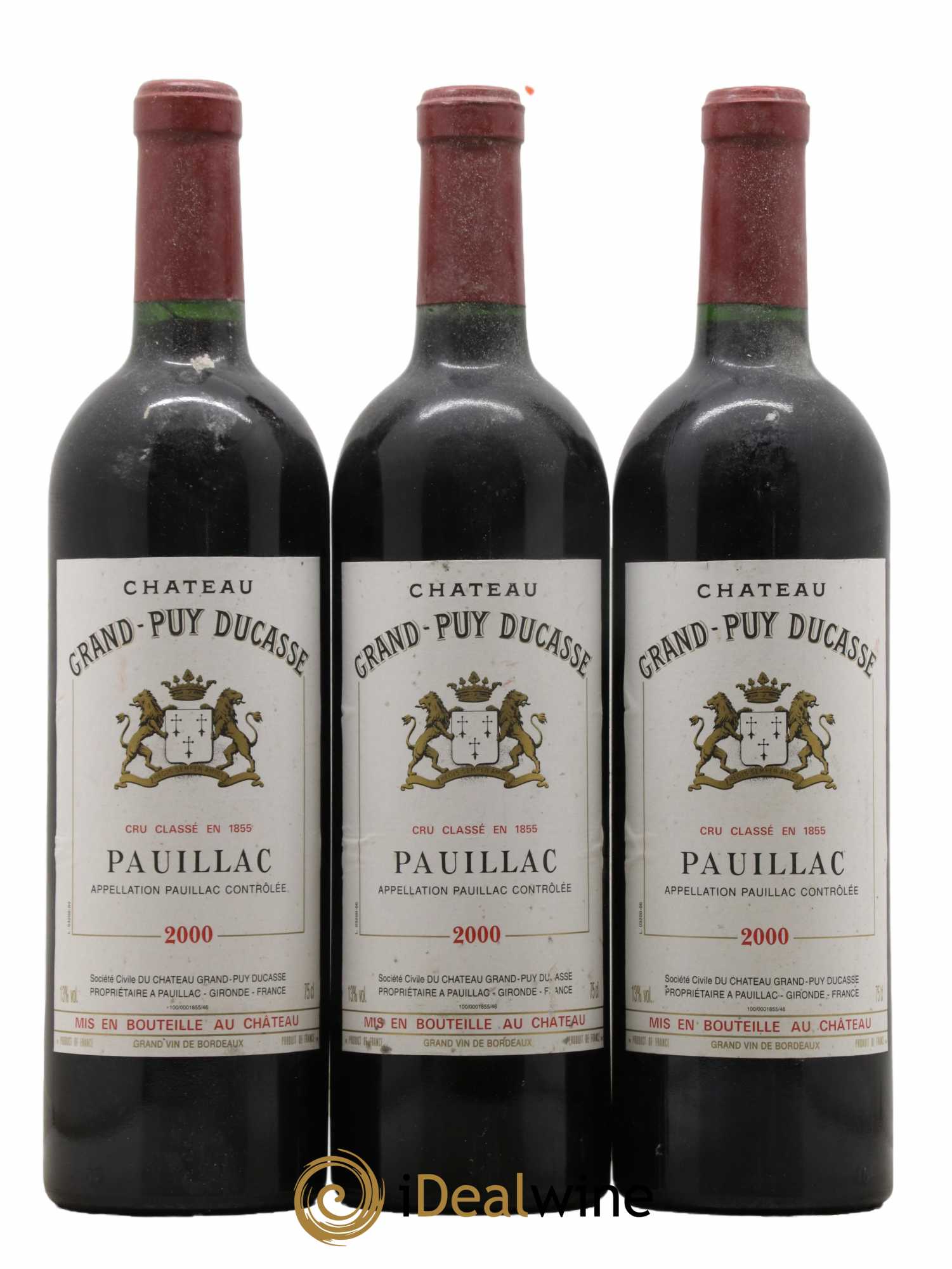 Château Grand Puy Ducasse 5ème Grand Cru Classé 2000 - Lot de 6 bouteilles - 1