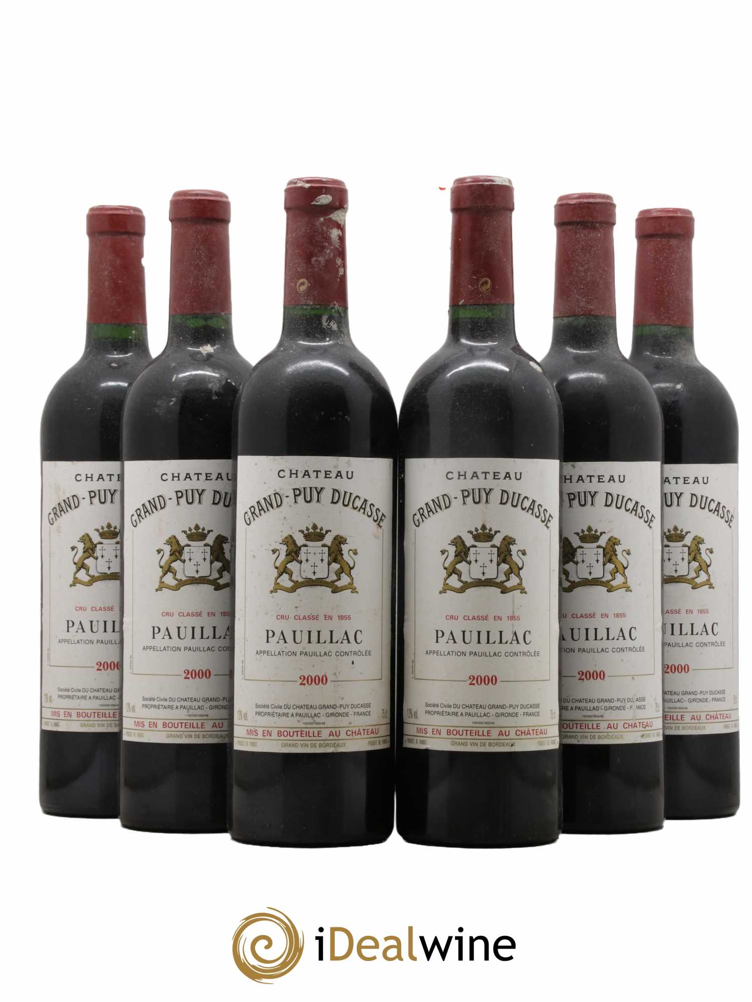 Château Grand Puy Ducasse 5ème Grand Cru Classé 2000 - Lot de 6 bouteilles - 0
