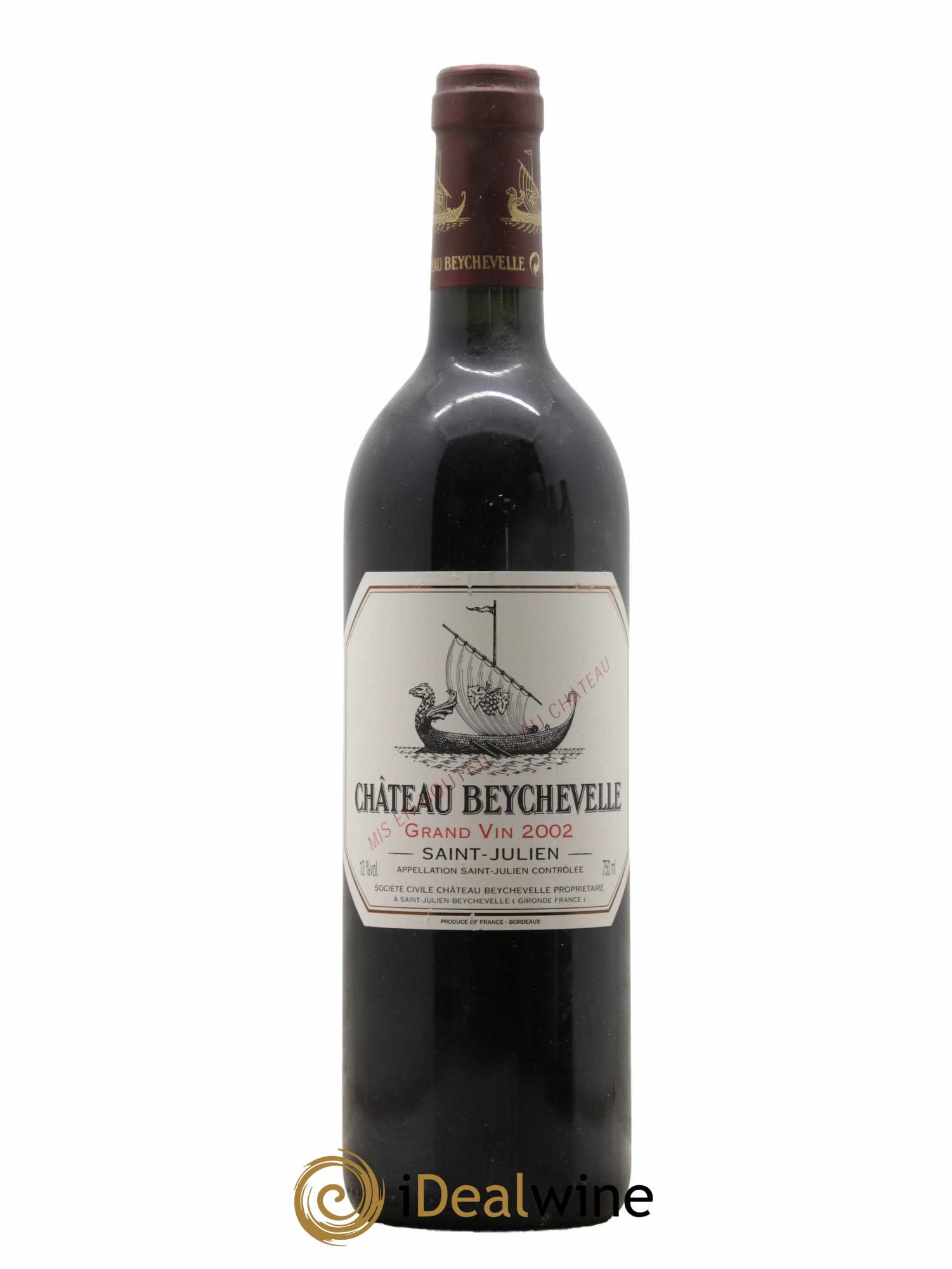 Château Beychevelle 4ème Grand Cru Classé 2002 - Lot de 1 bouteille - 0