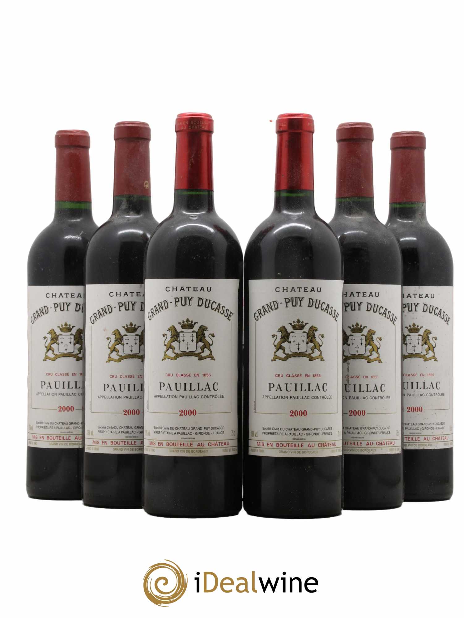 Château Grand Puy Ducasse 5ème Grand Cru Classé 2000 - Lot of 6 bottles - 0