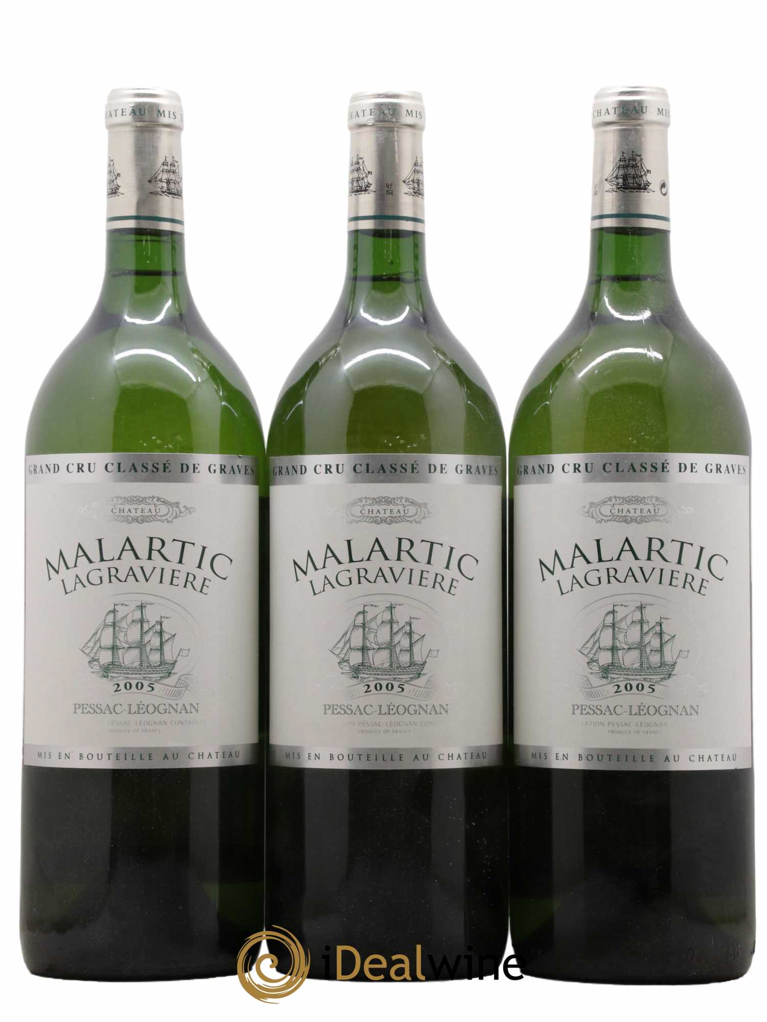 Château Malartic-Lagravière Cru Classé de Graves 2005 - Lot de 3 magnums - 0