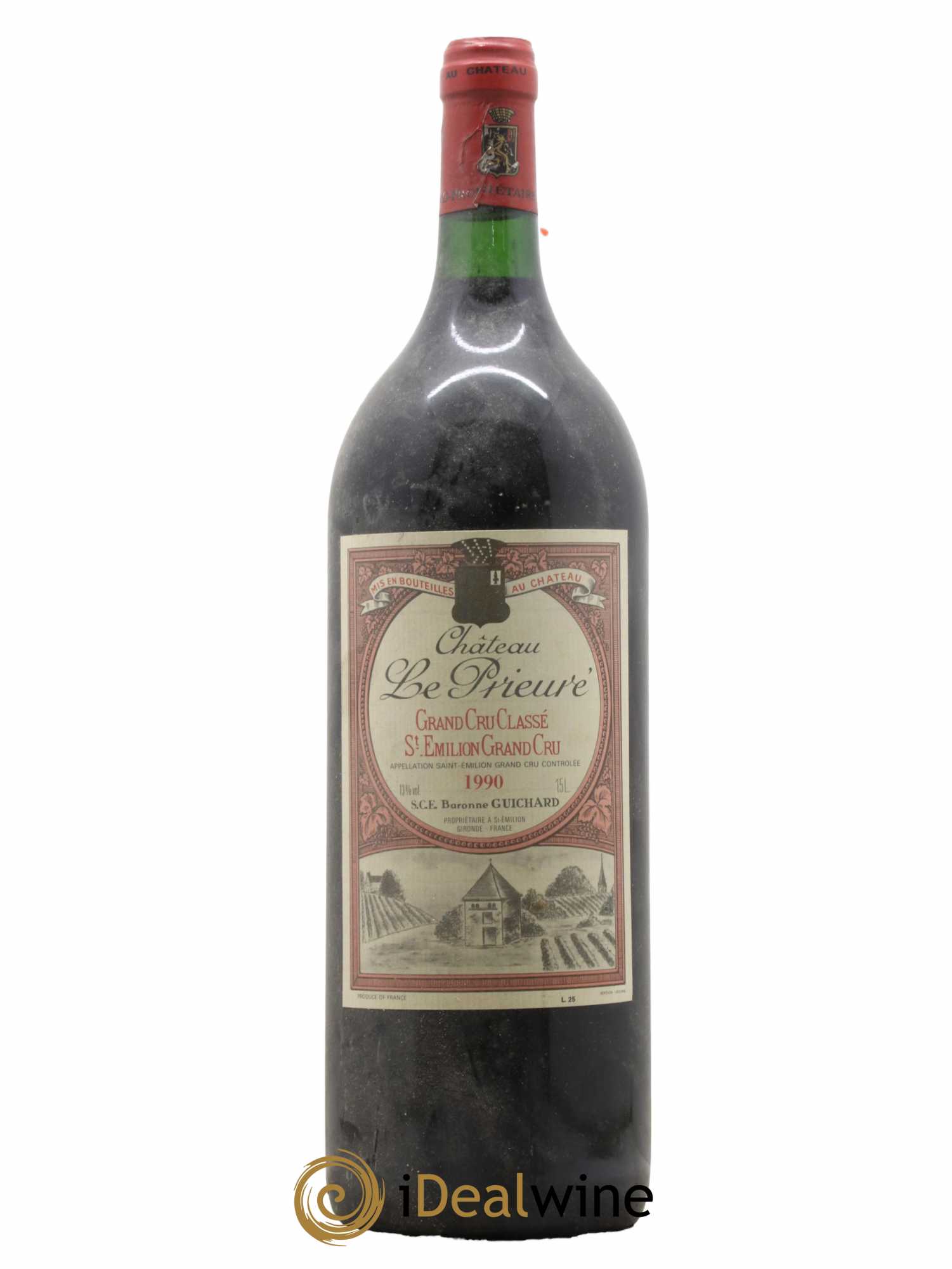 Château le Prieuré Grand Cru Classé 1990 - Lot de 1 magnum - 0