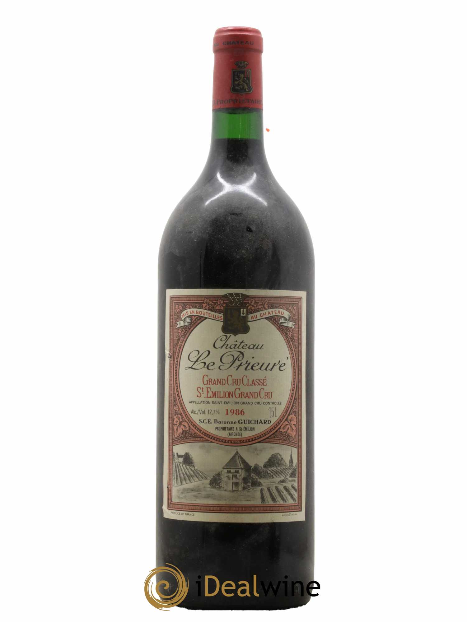 Château le Prieuré Grand Cru Classé 1986 - Lot de 1 magnum - 0