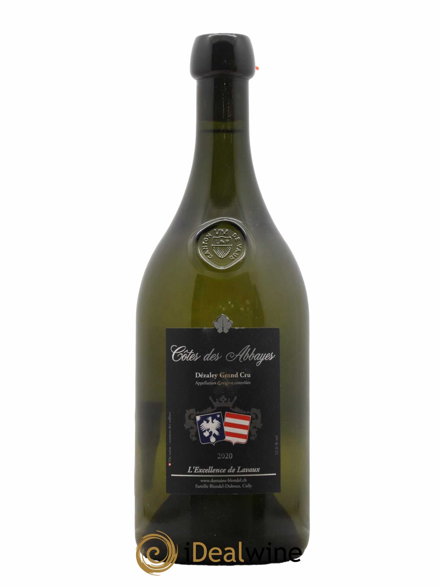 Vins Etrangers Suisse Dézaley Côte des Abbayes Domaine Blondel 2020 - Lot de 1 magnum - 0