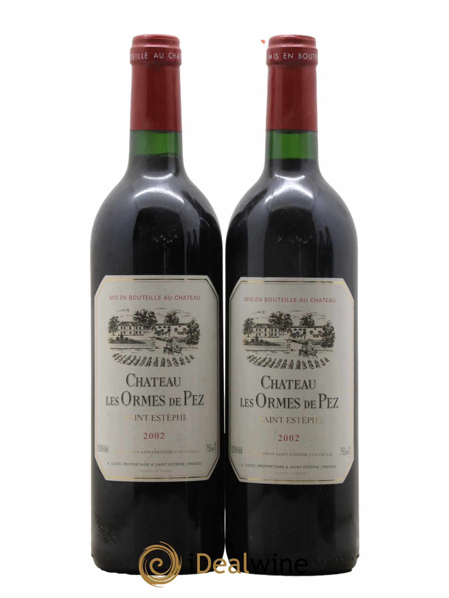 Château les Ormes de Pez 2002 - Lot de 2 bouteilles - 0