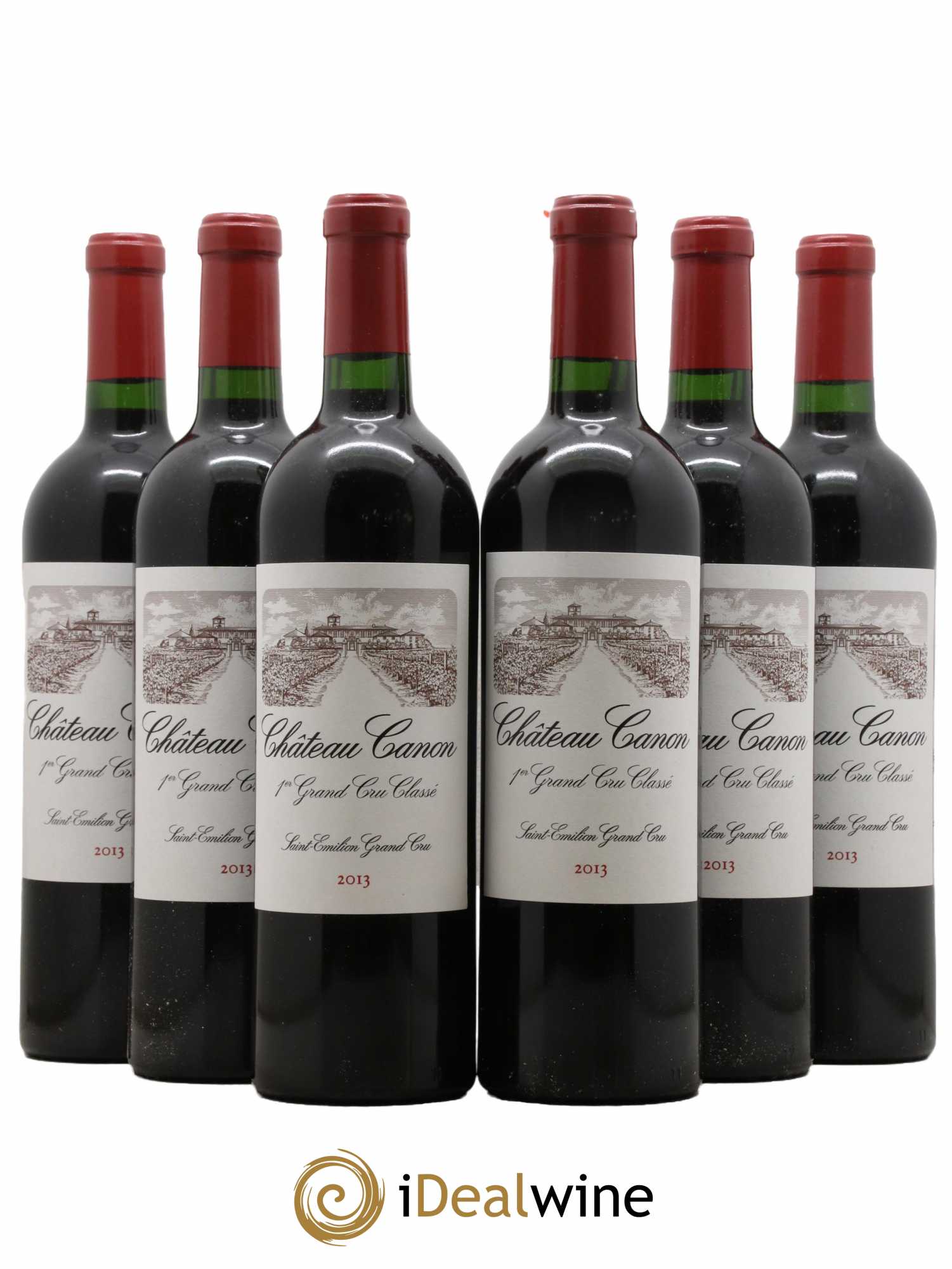 Château Canon 1er Grand Cru Classé B 2013 - Lot de 6 bouteilles - 0