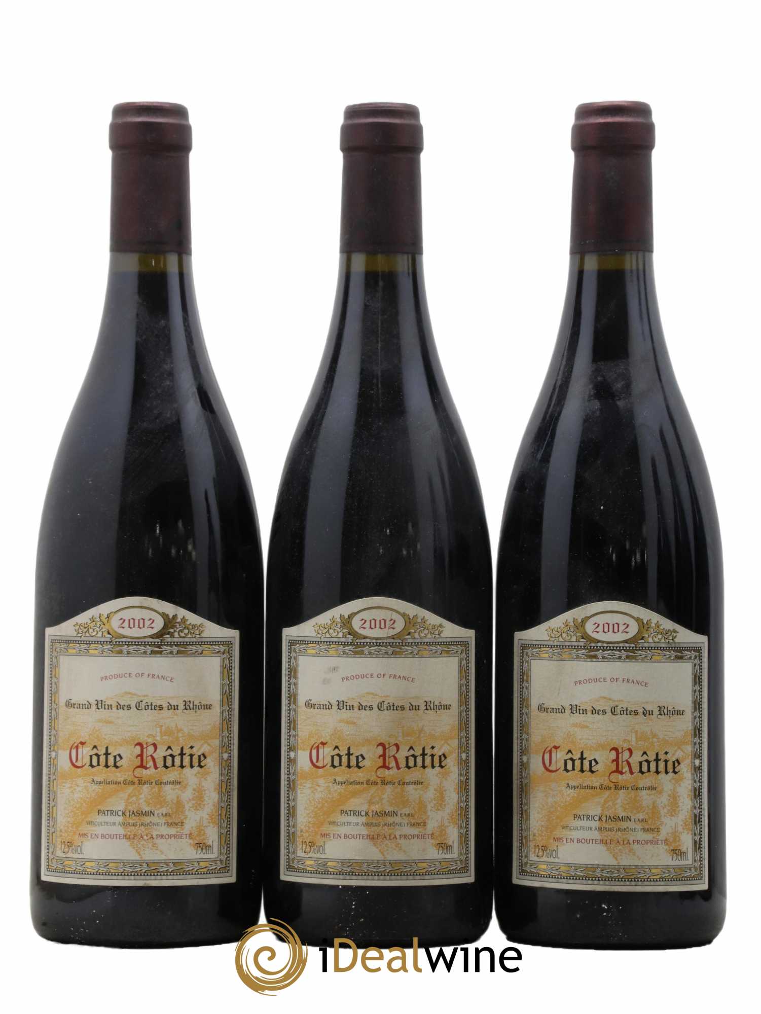 Côte-Rôtie Jasmin (Domaine) 2002 - Lot de 3 bouteilles - 0