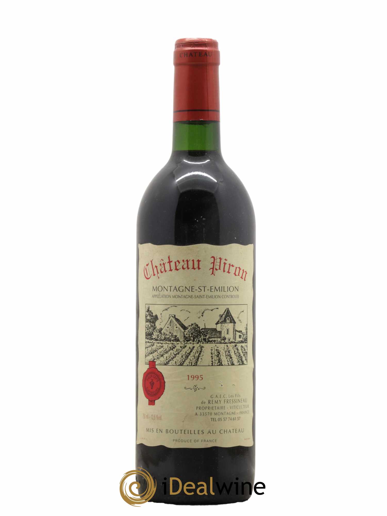 Montagne Saint-Émilion Château Piron 1995 - Lot de 1 bouteille - 0