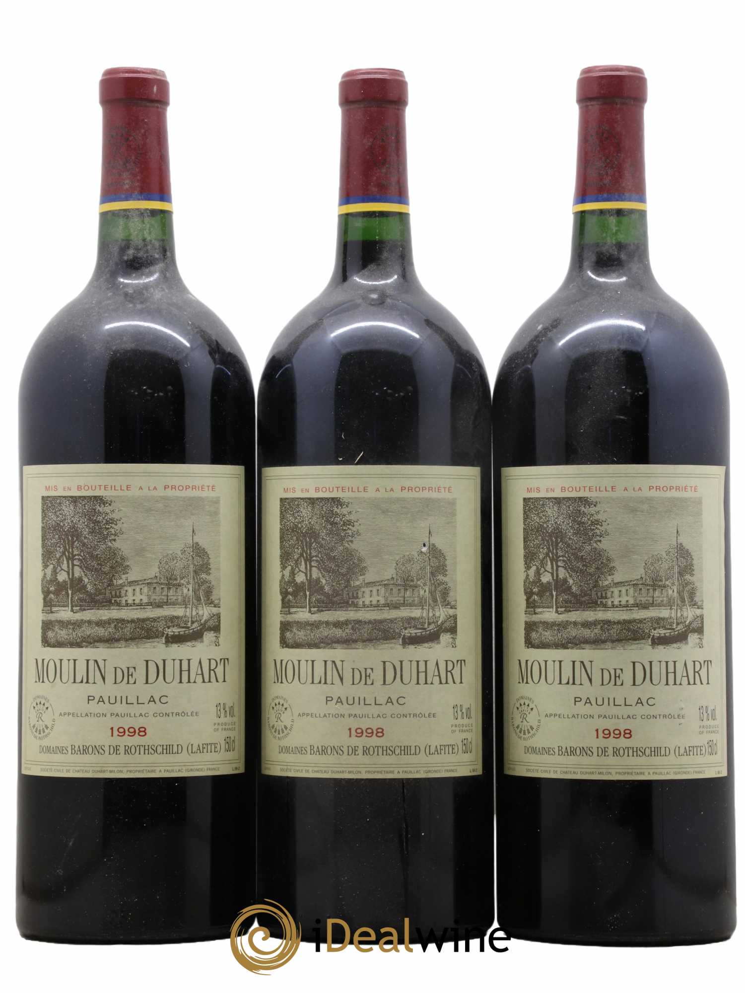 Moulin de Duhart Second Vin 1998 - Lot de 3 magnums - 0
