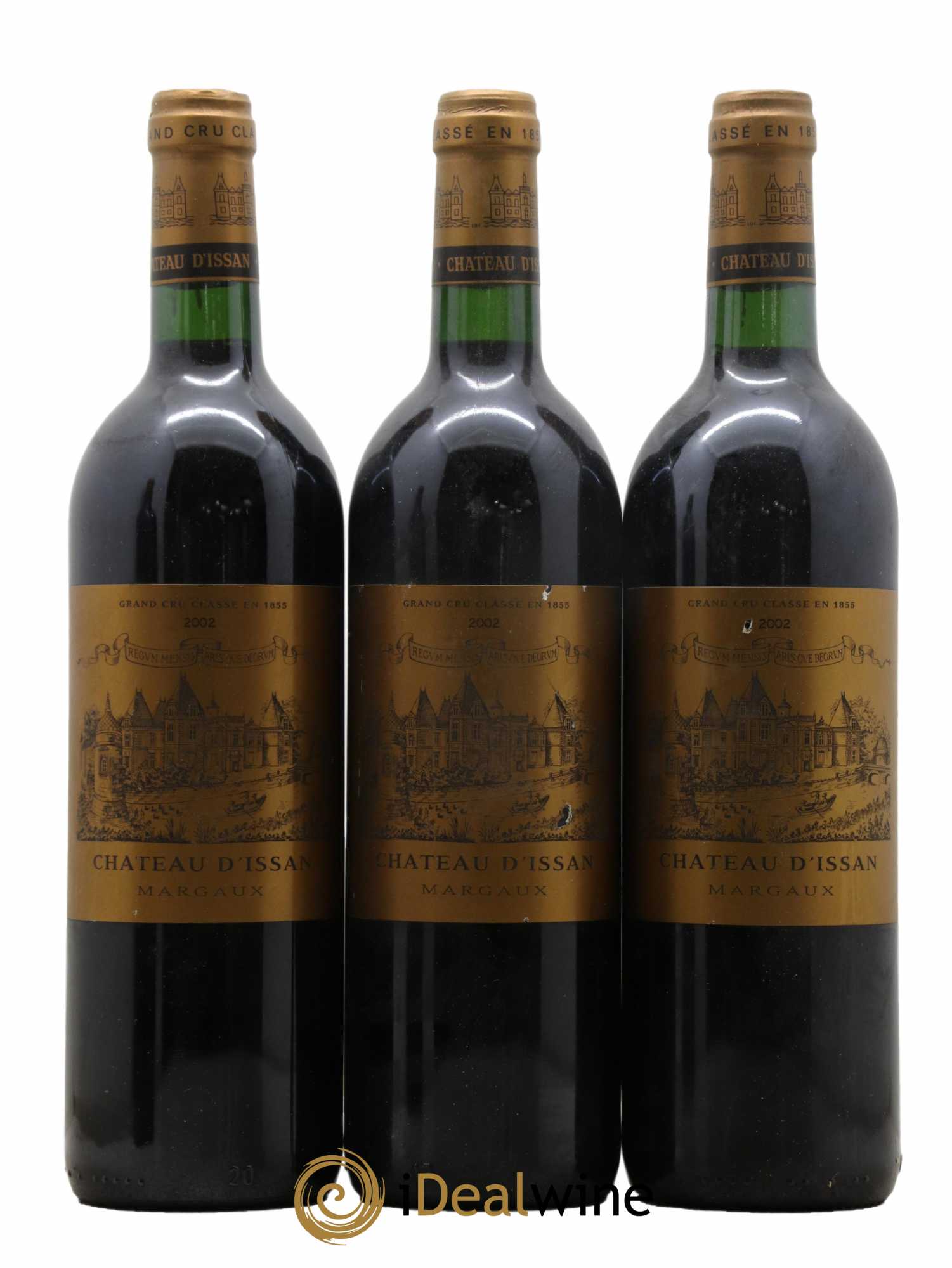 Château d'Issan 3ème Grand Cru Classé 2002 - Lot de 3 bouteilles - 0