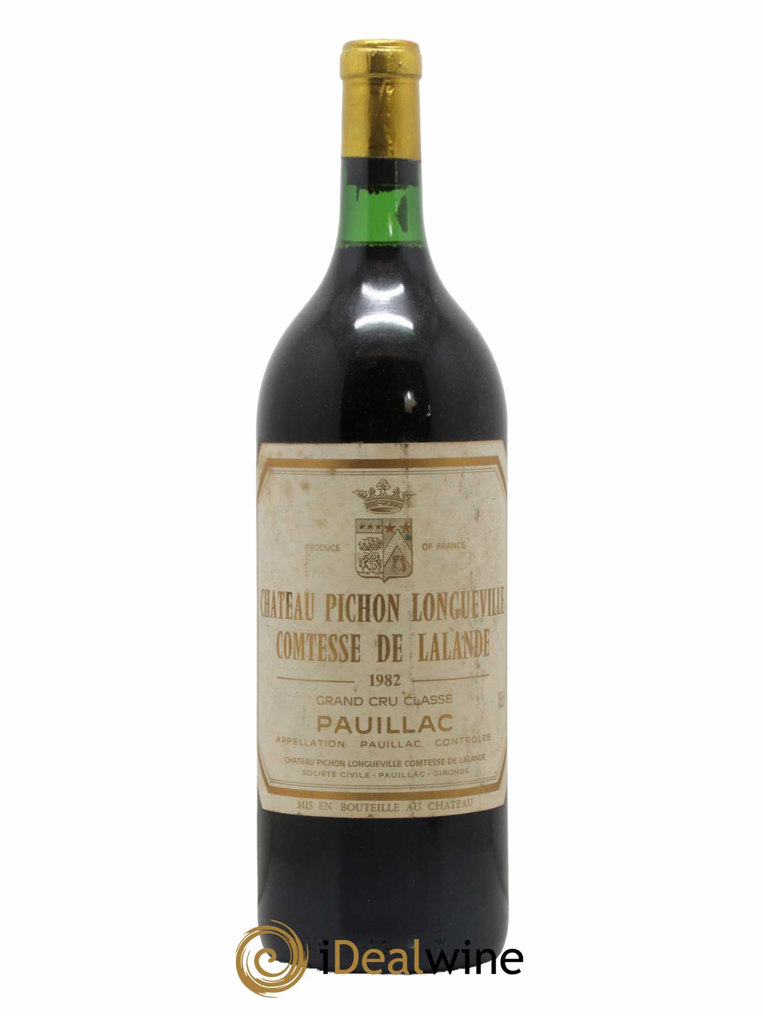 Pichon Longueville Baron 2ème Grand Cru Classé 1982 - Lot de 1 magnum - 0