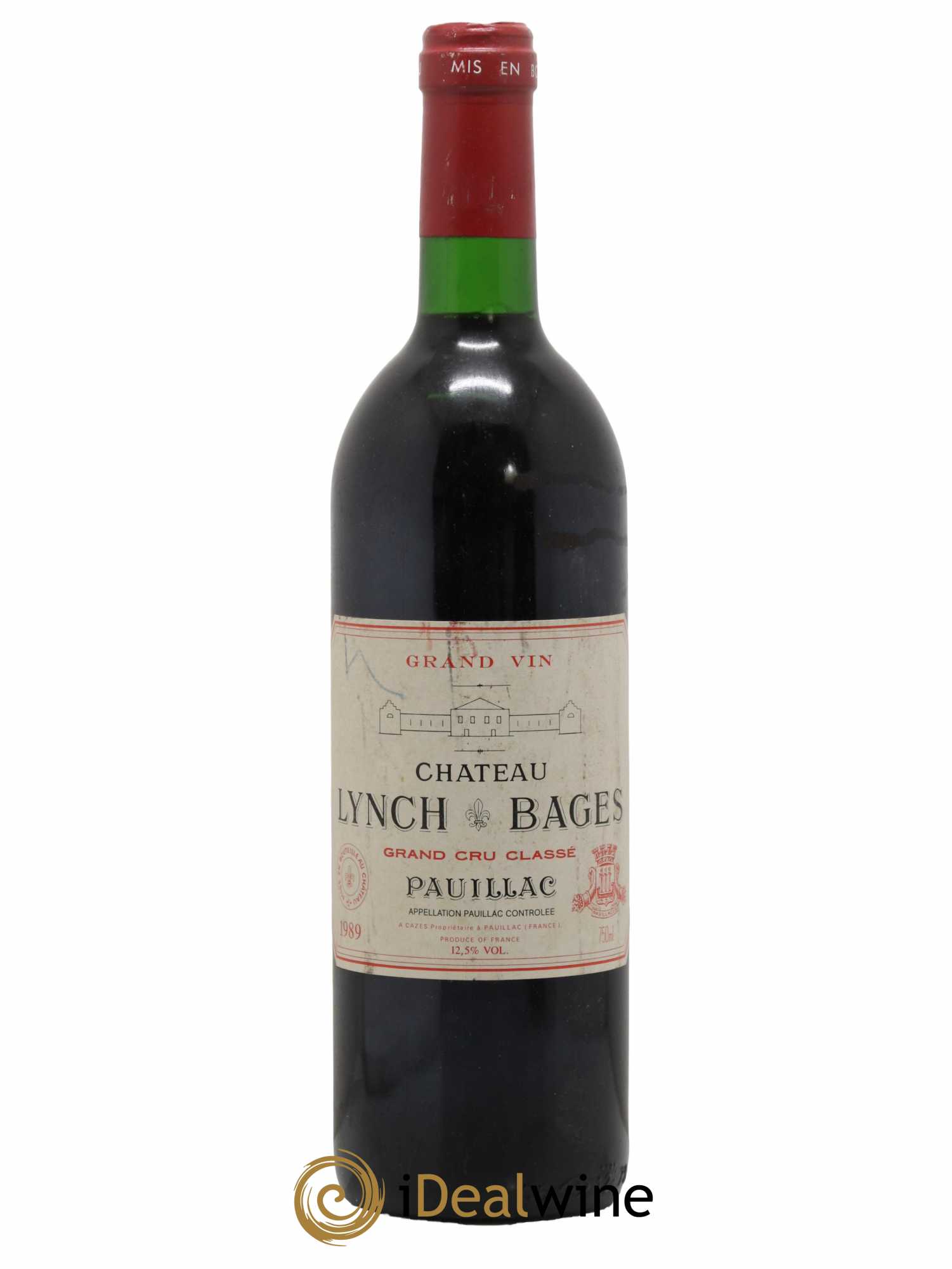 Château Lynch Bages 5ème Grand Cru Classé 1989 - Lot de 1 bouteille - 0