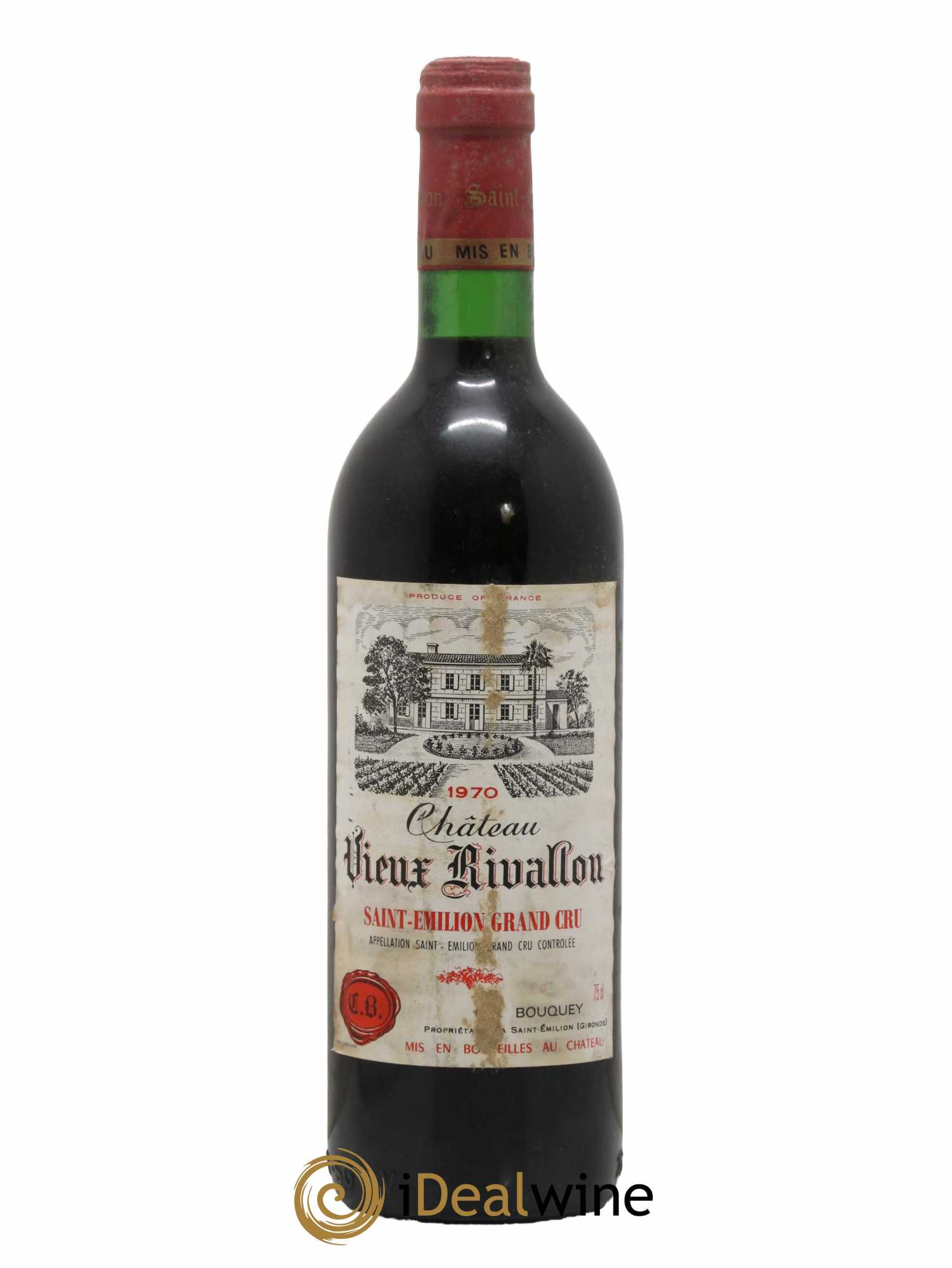 Saint-Émilion Grand Cru Cuvée Spéciale La Lettre de l'Expansion Château Vieux Rivallon 1970 - Lot de 1 bouteille - 0