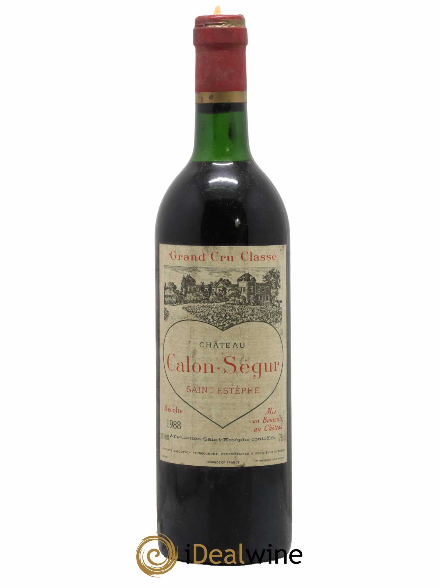 Château Calon Ségur 3ème Grand Cru Classé 1988 - Lot de 1 bouteille - 0
