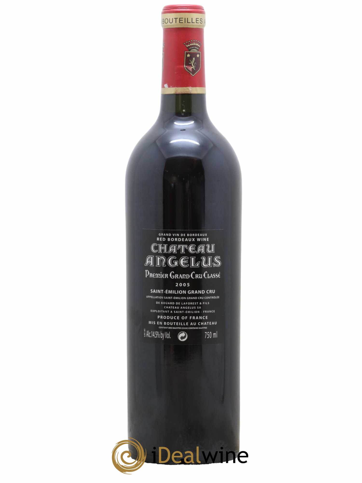Château Angélus 1er Grand Cru Classé A 2005 - Lot de 1 bouteille - 1