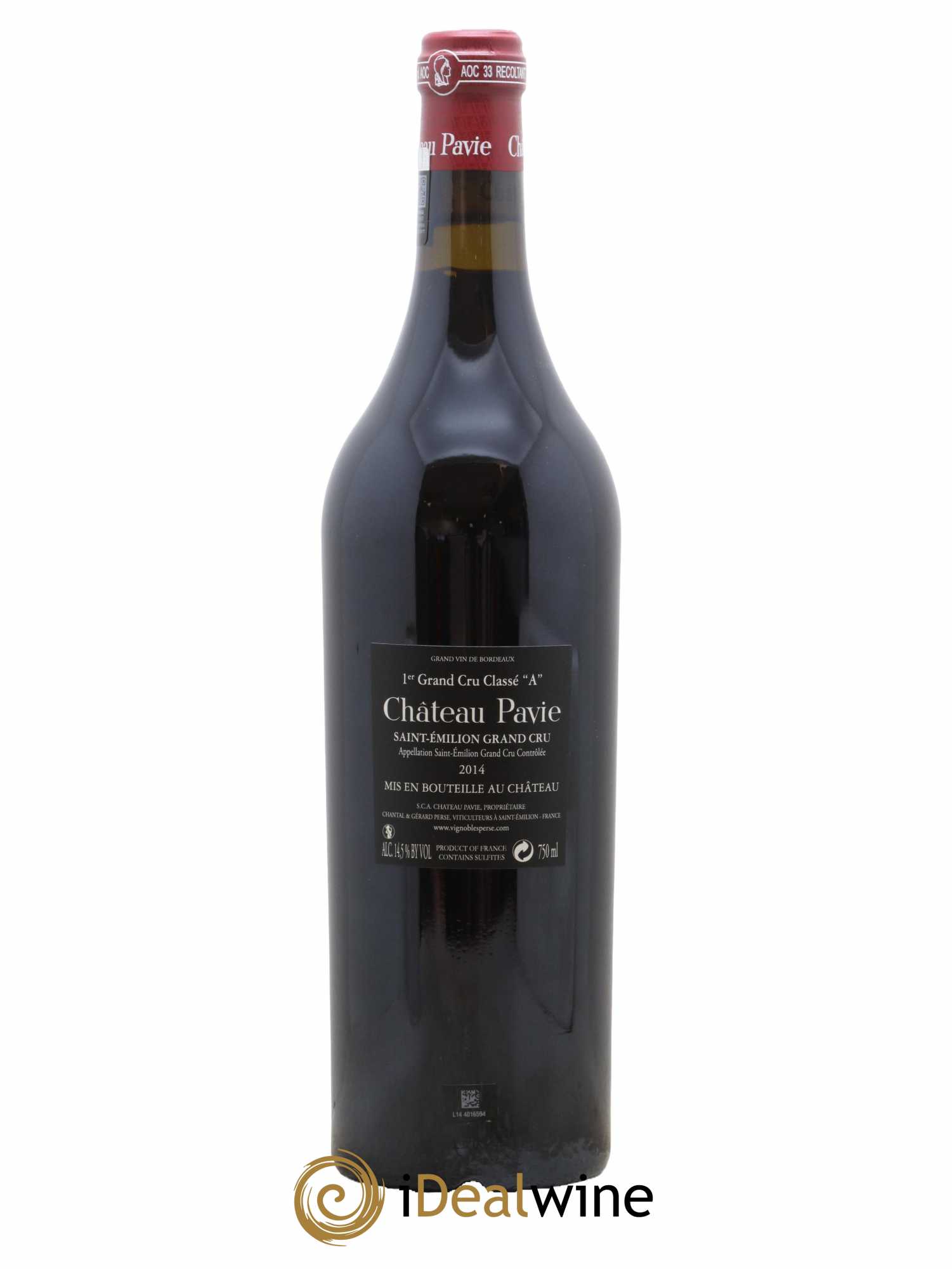 Château Pavie 1er Grand Cru Classé A 2014 - Lot de 1 bouteille - 1