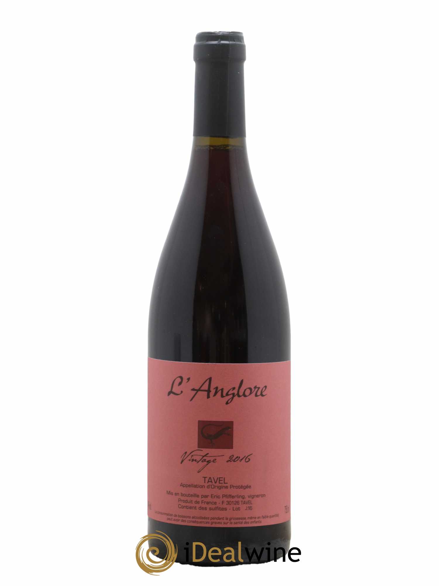 Tavel Vintage L'Anglore 2016 - Lot de 1 bouteille - 0
