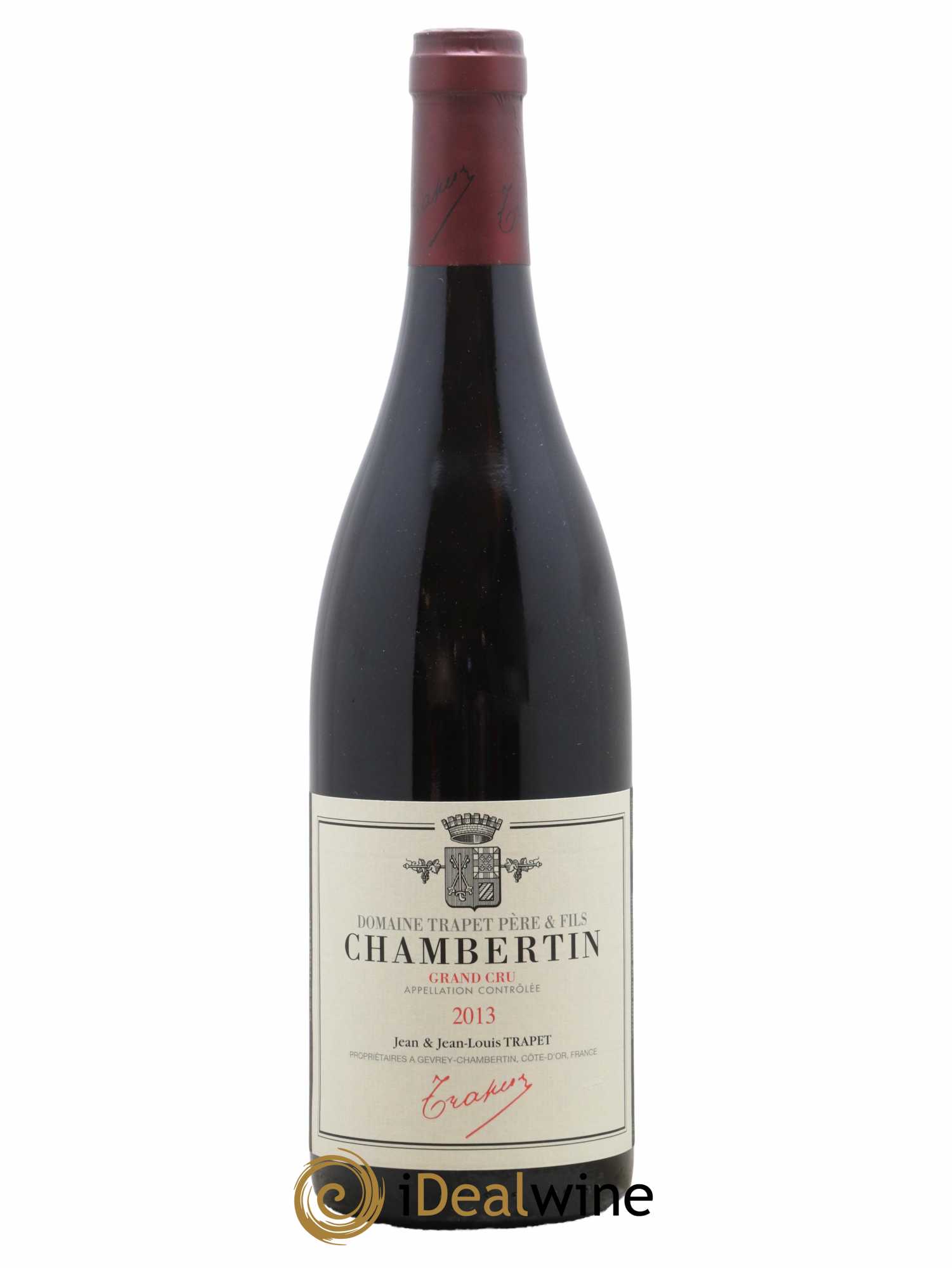 Chambertin Grand Cru Domaine Trapet 2013 - Lot de 1 bouteille - 0