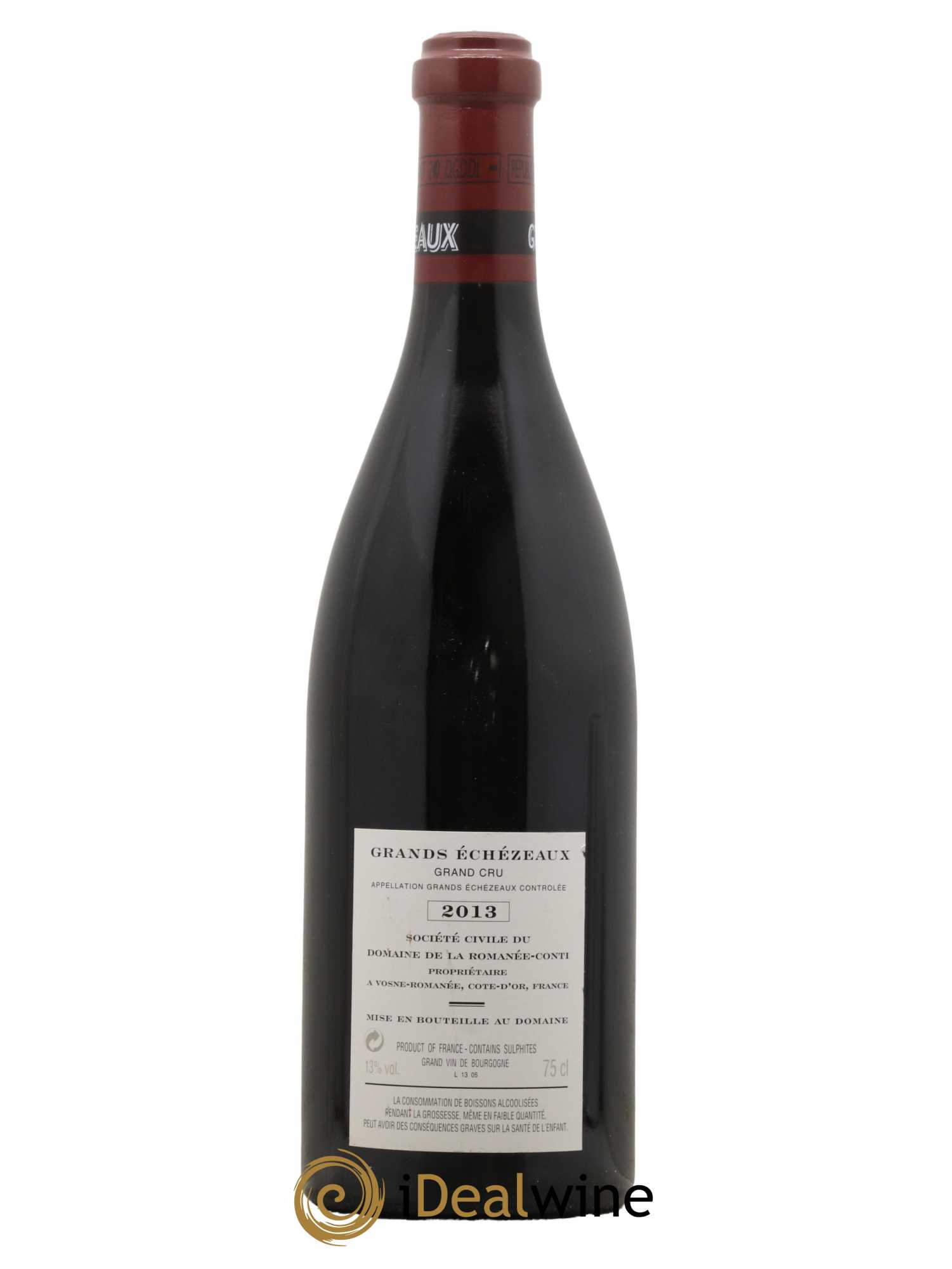 Grands-Echezeaux Grand Cru Domaine de la Romanée-Conti 2013 - Lot de 1 bouteille - 1