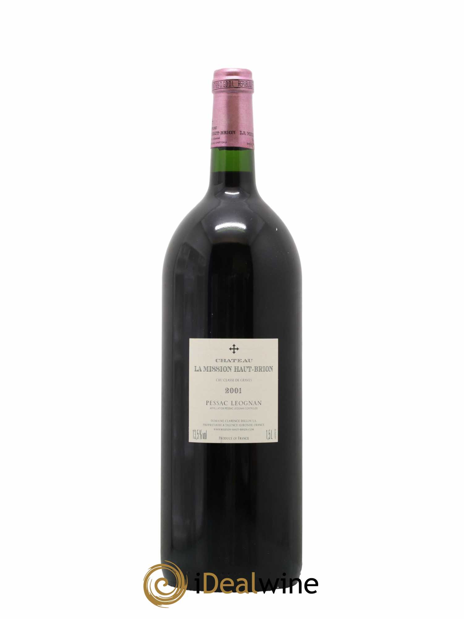 Château la Mission Haut-Brion Cru Classé de Graves 2001 - Lot de 1 magnum - 1