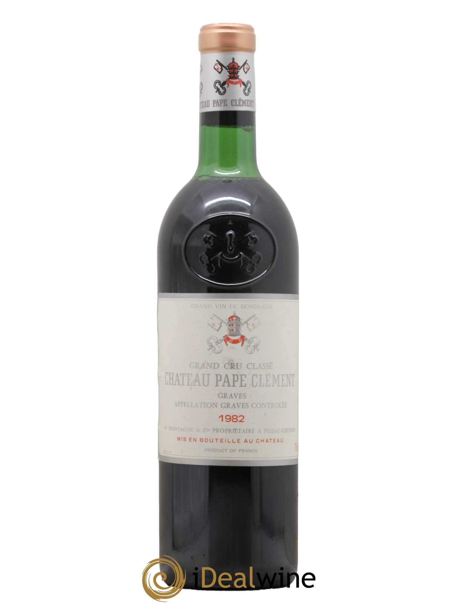 Château Pape Clément Cru Classé de Graves 1982 - Lot de 1 bouteille - 0