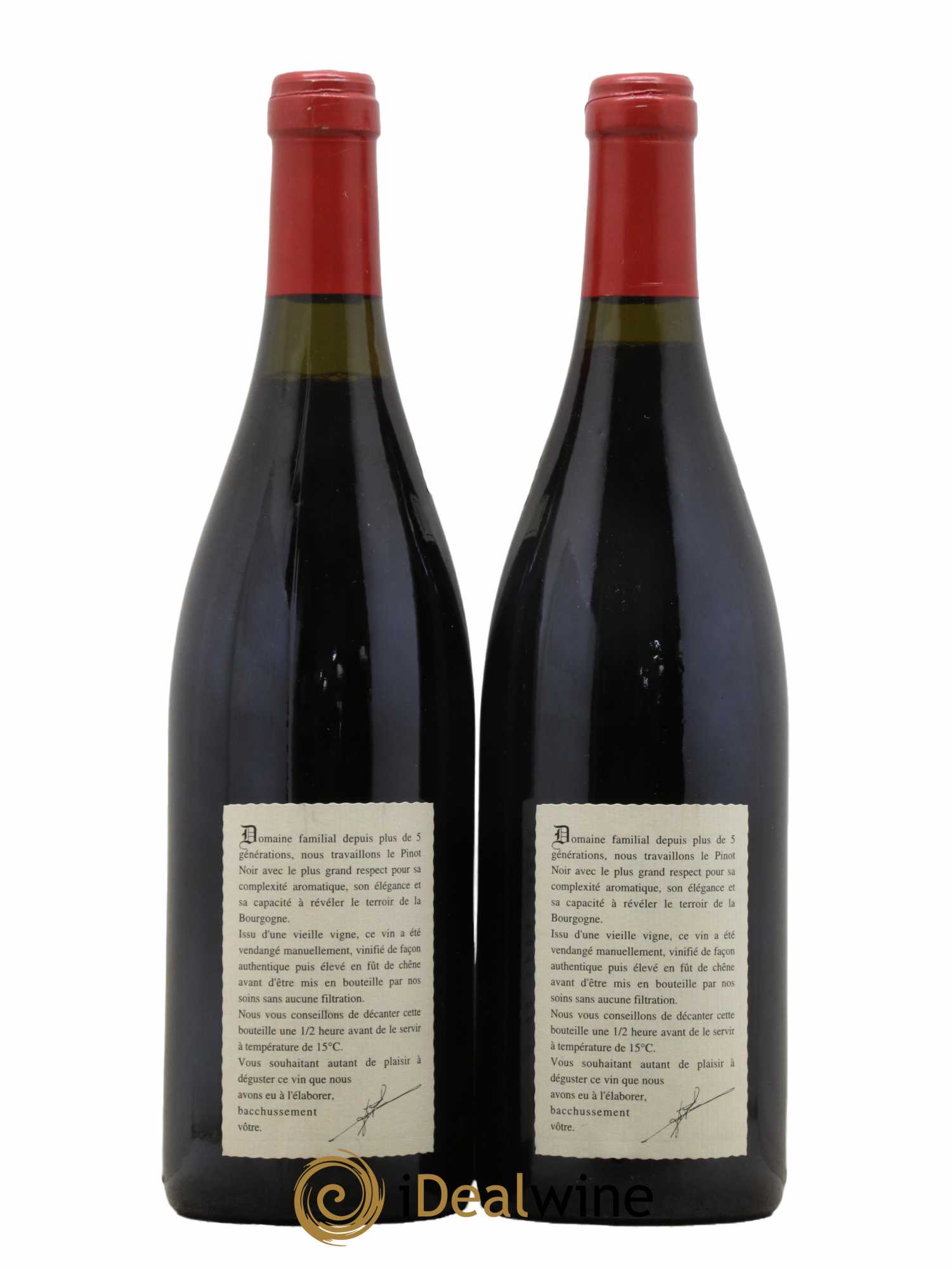 Gevrey-Chambertin 1er Cru Clos Saint-Jacques Vieille Vigne Fourrier (Domaine) 1999 - Lot de 2 bouteilles - 1