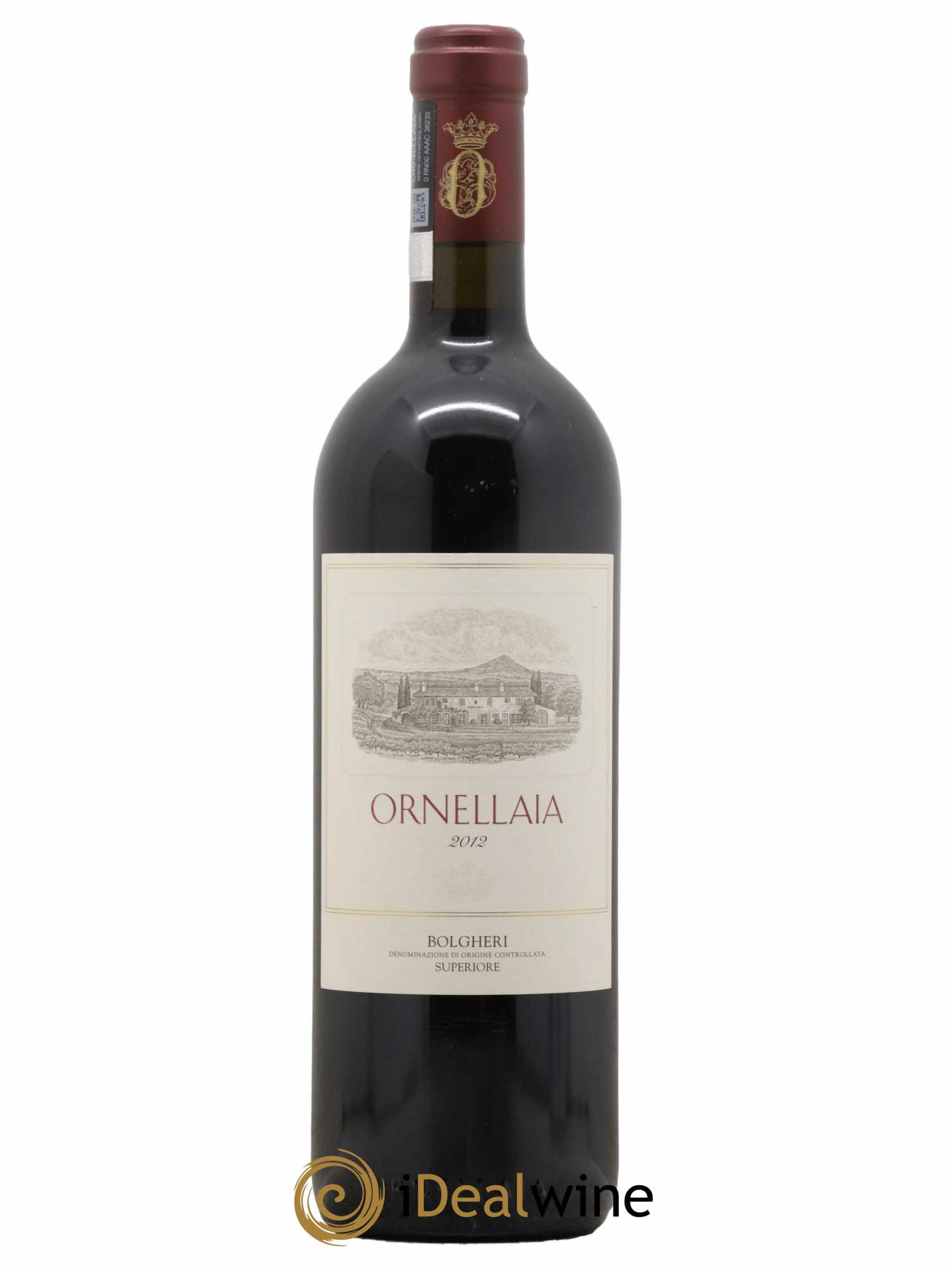 Bolgheri DOC Superiore Ornellaia Tenuta Dell'Ornellaia - Frescobaldi 2012 - Lot de 1 bouteille - 0