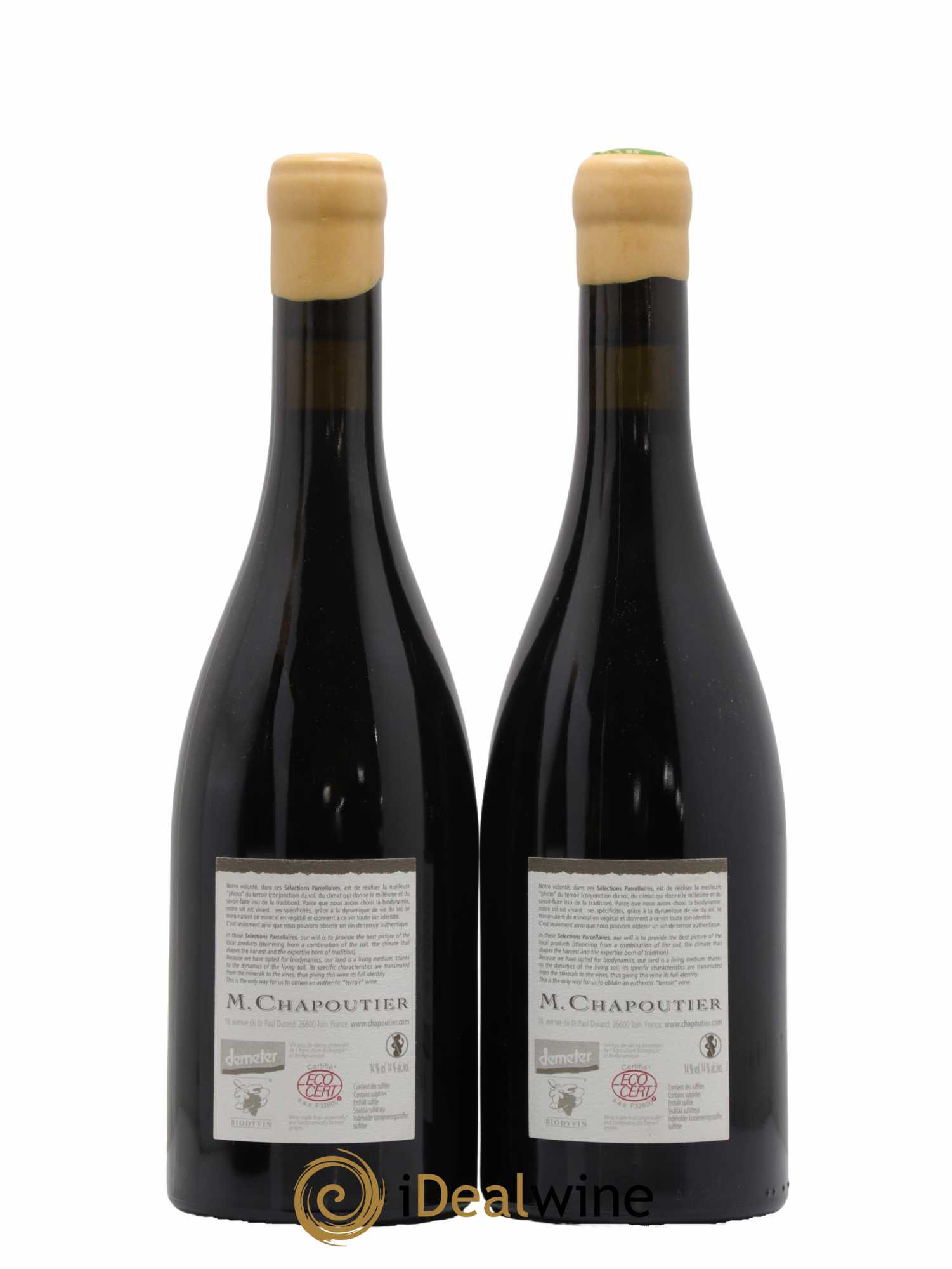 Hermitage Ermitage l'Ermite Chapoutier 2006 - Lot de 2 bouteilles - 1