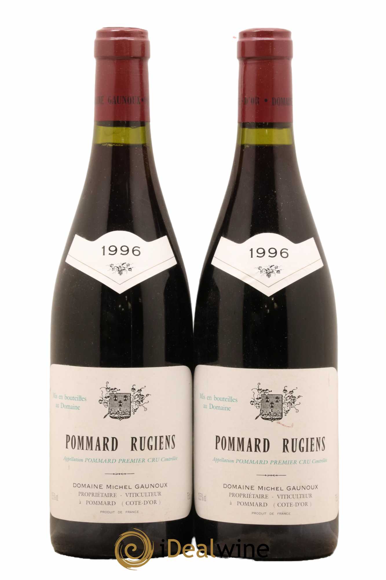 Pommard 1er Cru Rugiens Michel Gaunoux 1996 - Lot de 2 bouteilles - 0