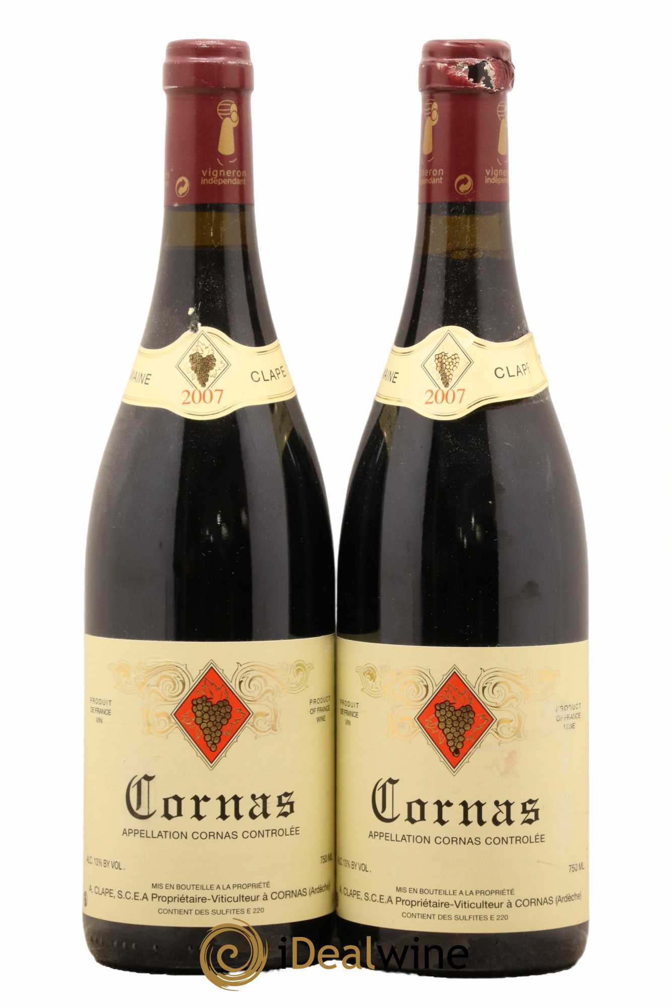 Cornas Auguste Clape 2007 - Lot de 2 bouteilles - 0